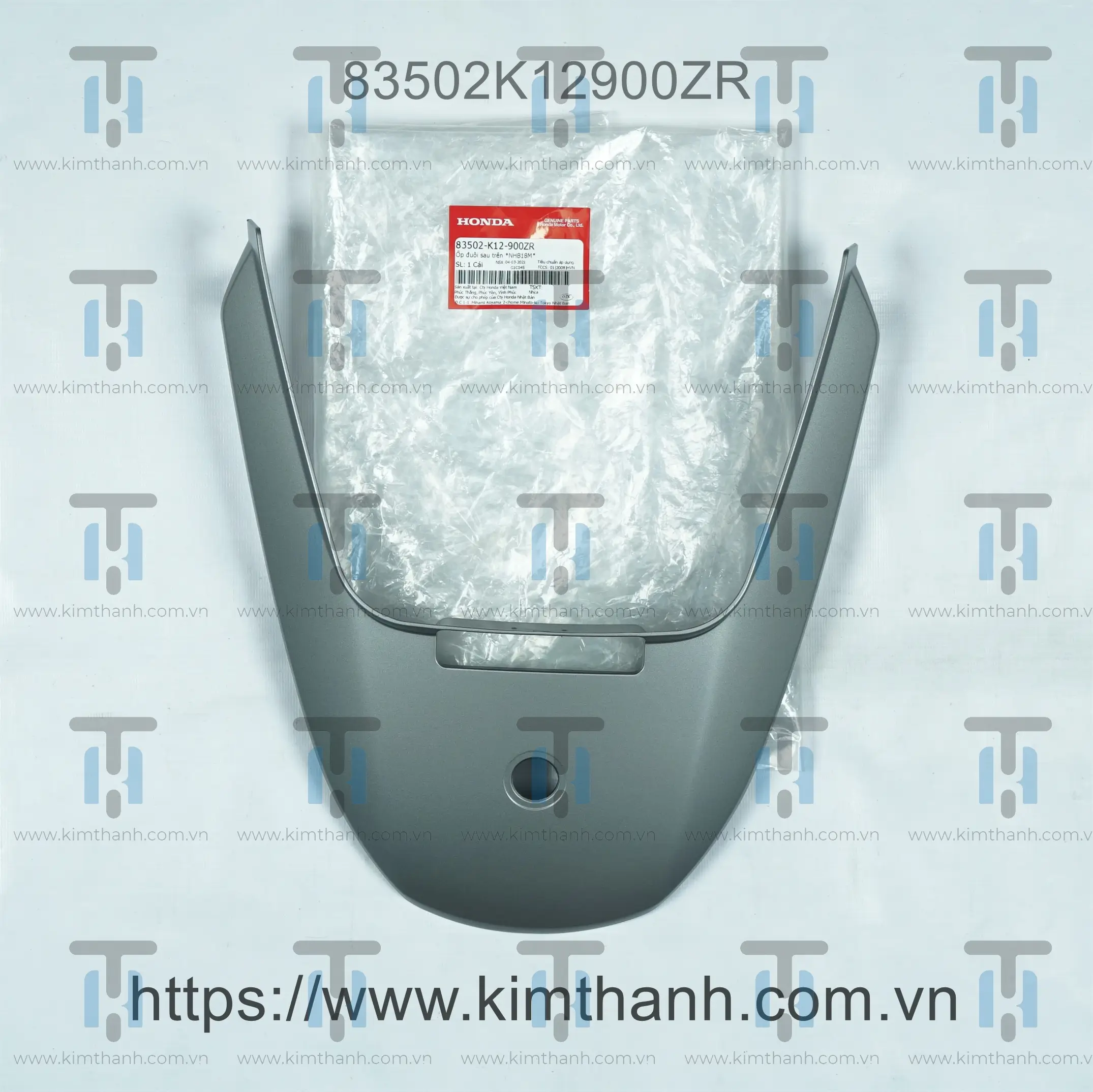 Ốp đèn hậu trên trên bạc mờ không tem Lead 2013 - 125cc