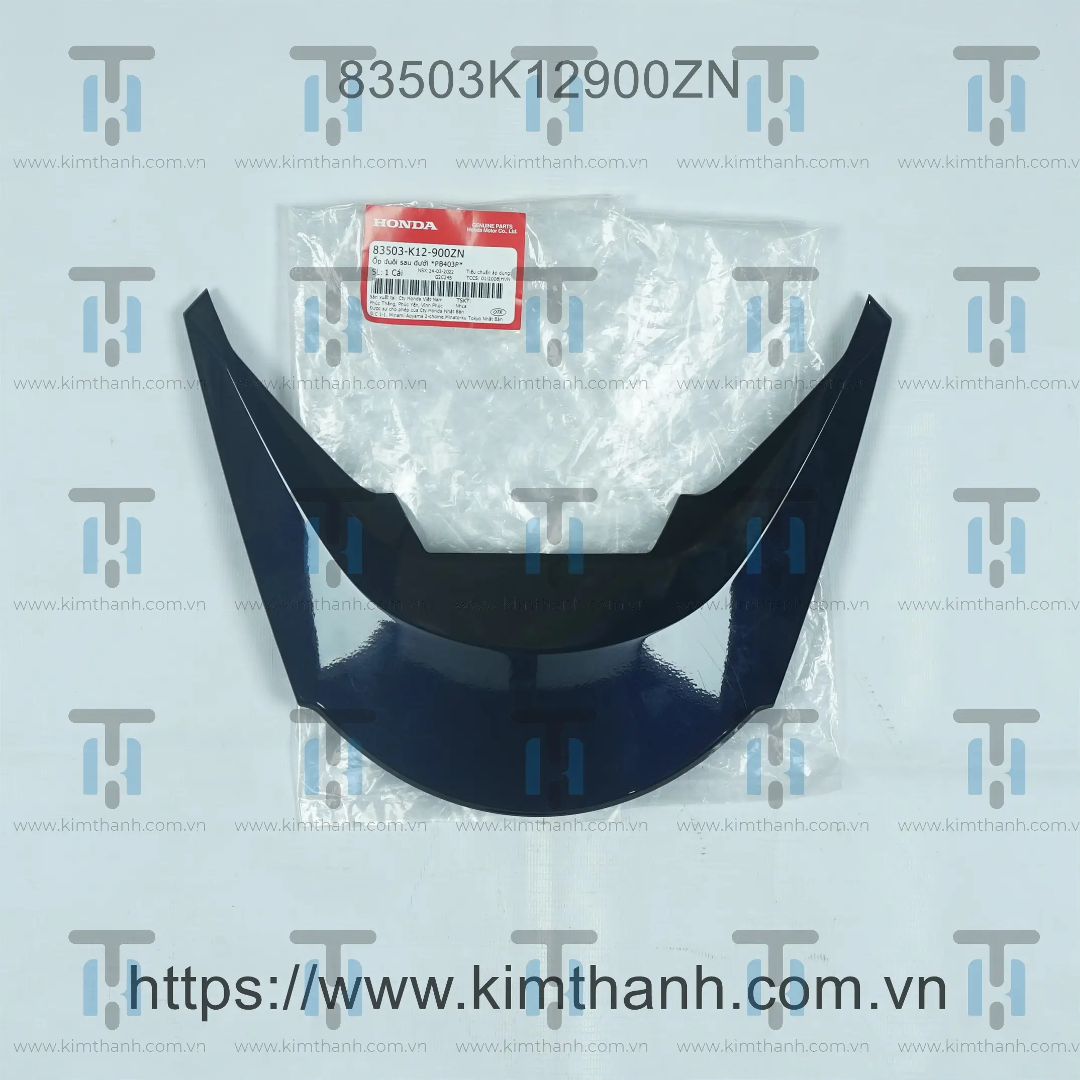 Ốp đèn hậu dưới xanh đậm không tem Lead 2013 - 125cc