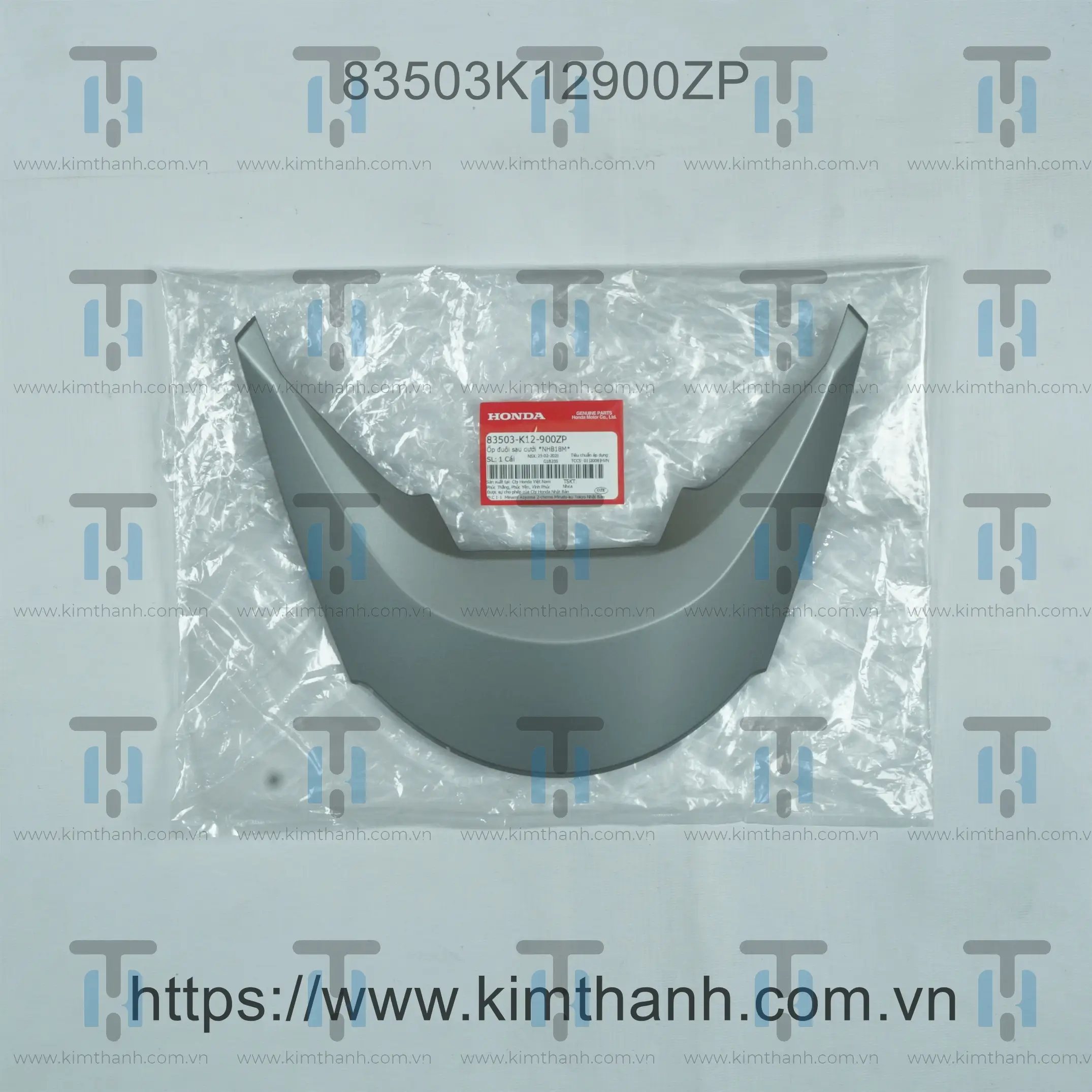 Ốp đèn hậu dưới bạc mờ không tem Lead 2013 - 125cc