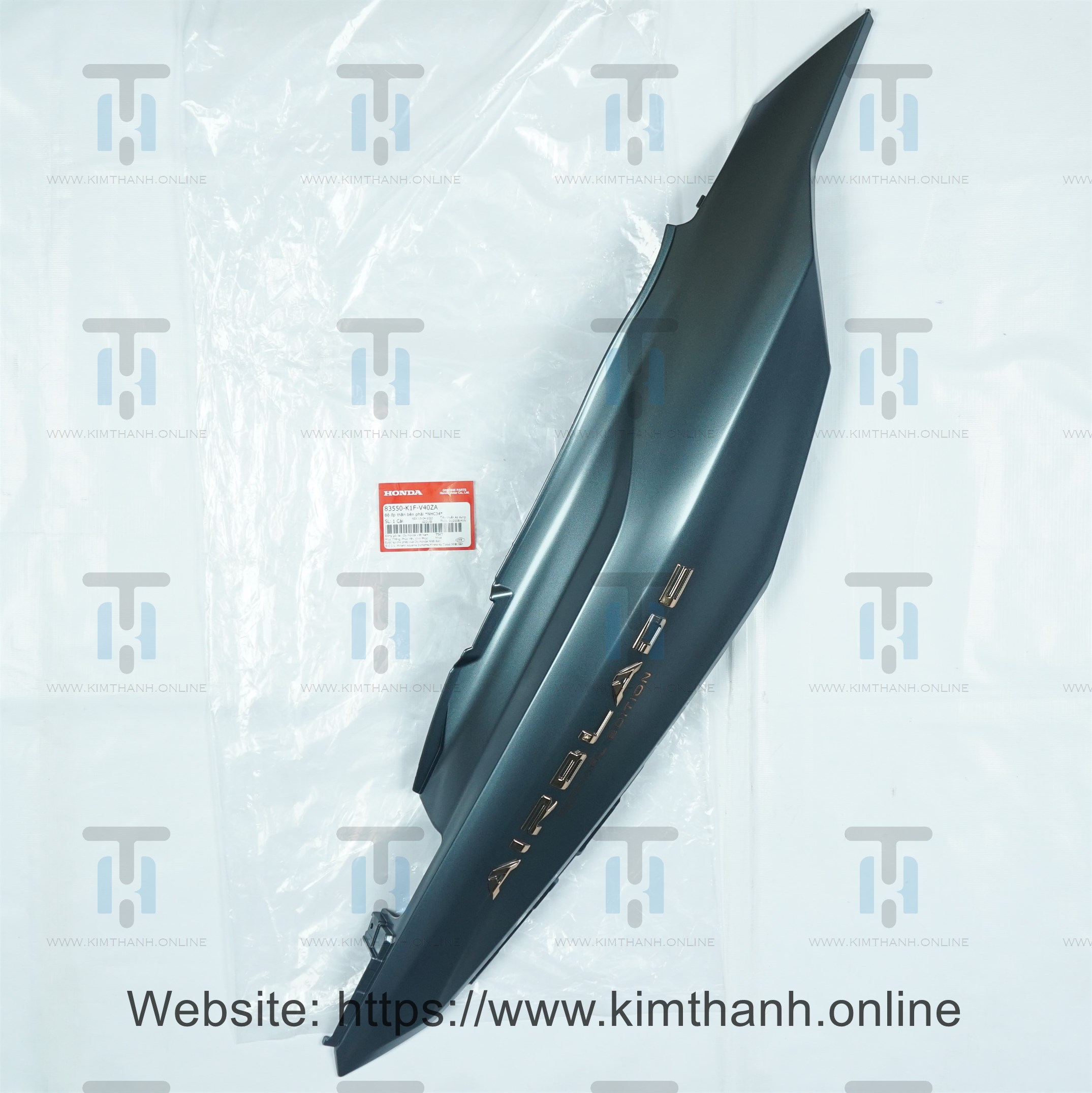 Ốp sườn 150 lục phải tem đồng 2021 Air Blade 2020 - 2021 đèn LED