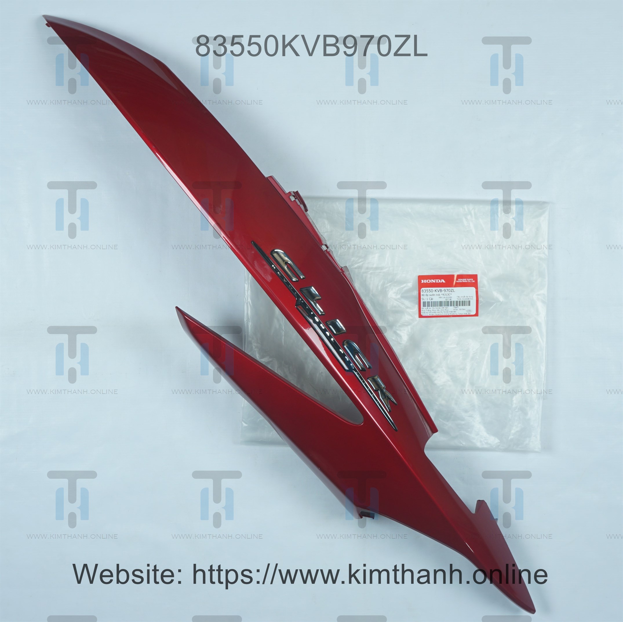 Ốp sườn tươi trái có tem Click 110cc Honda Việt Nam