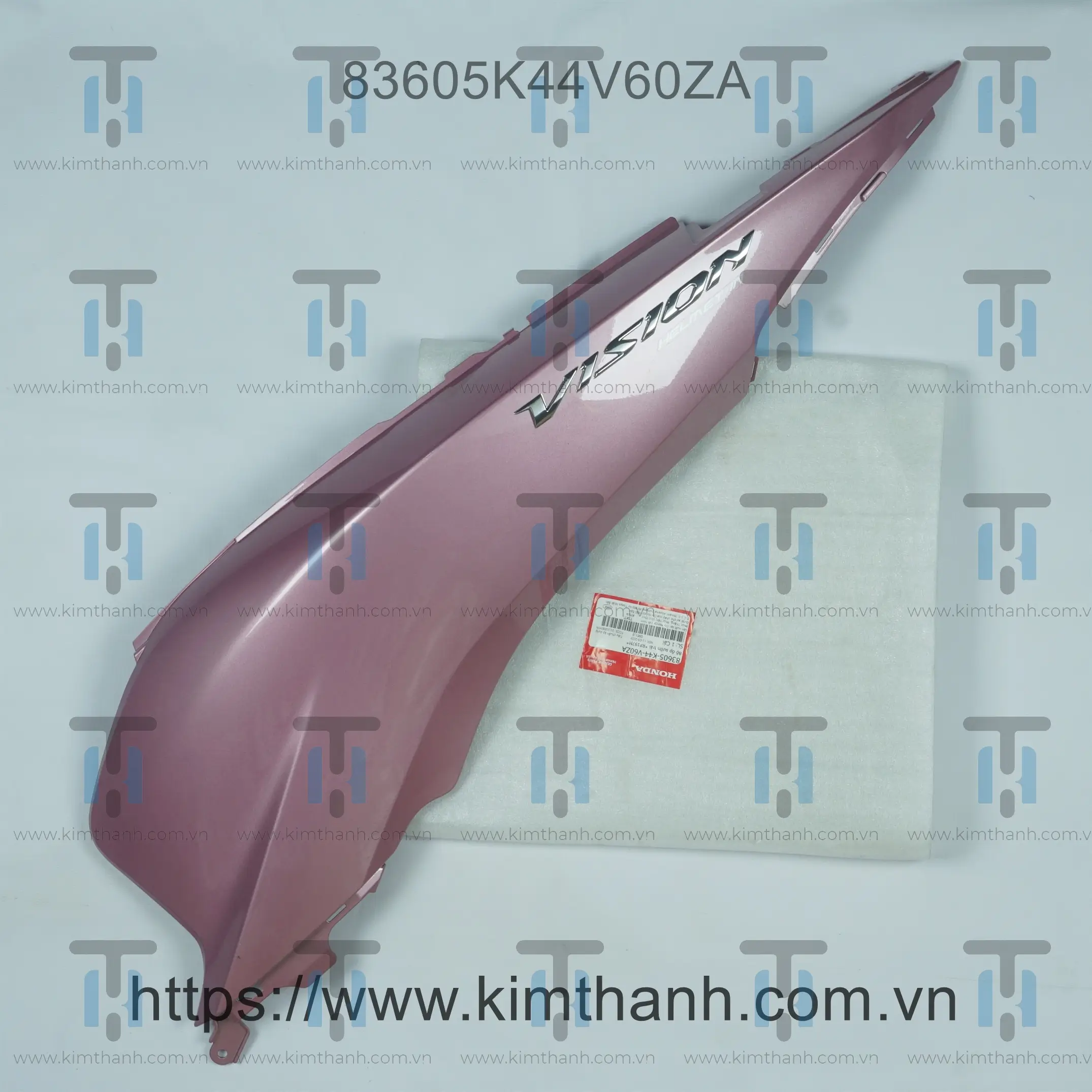 Ốp sườn hồng trái có tem Vision 2015