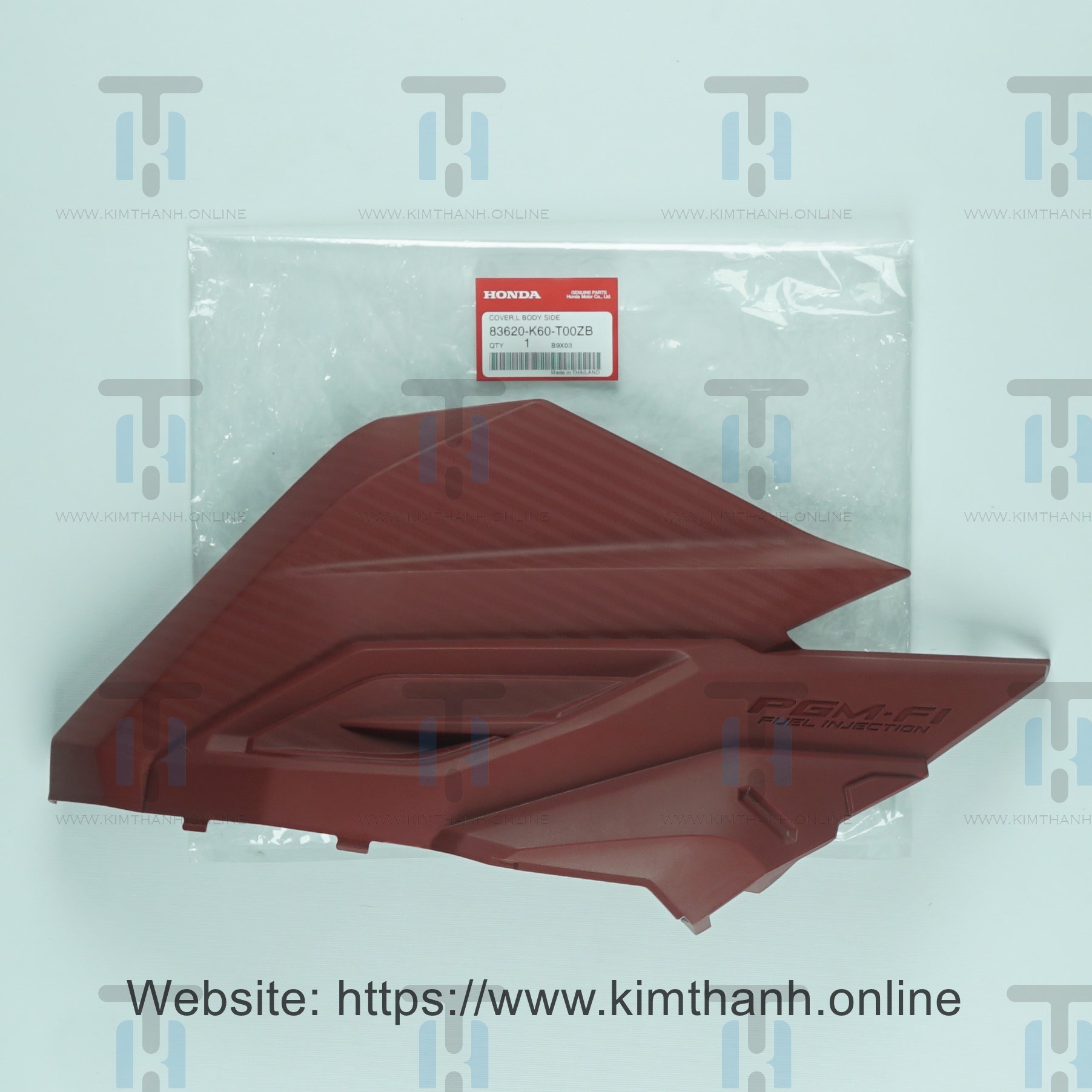 Cốp đỏ trái Click Honda Thái 2015 - 2017