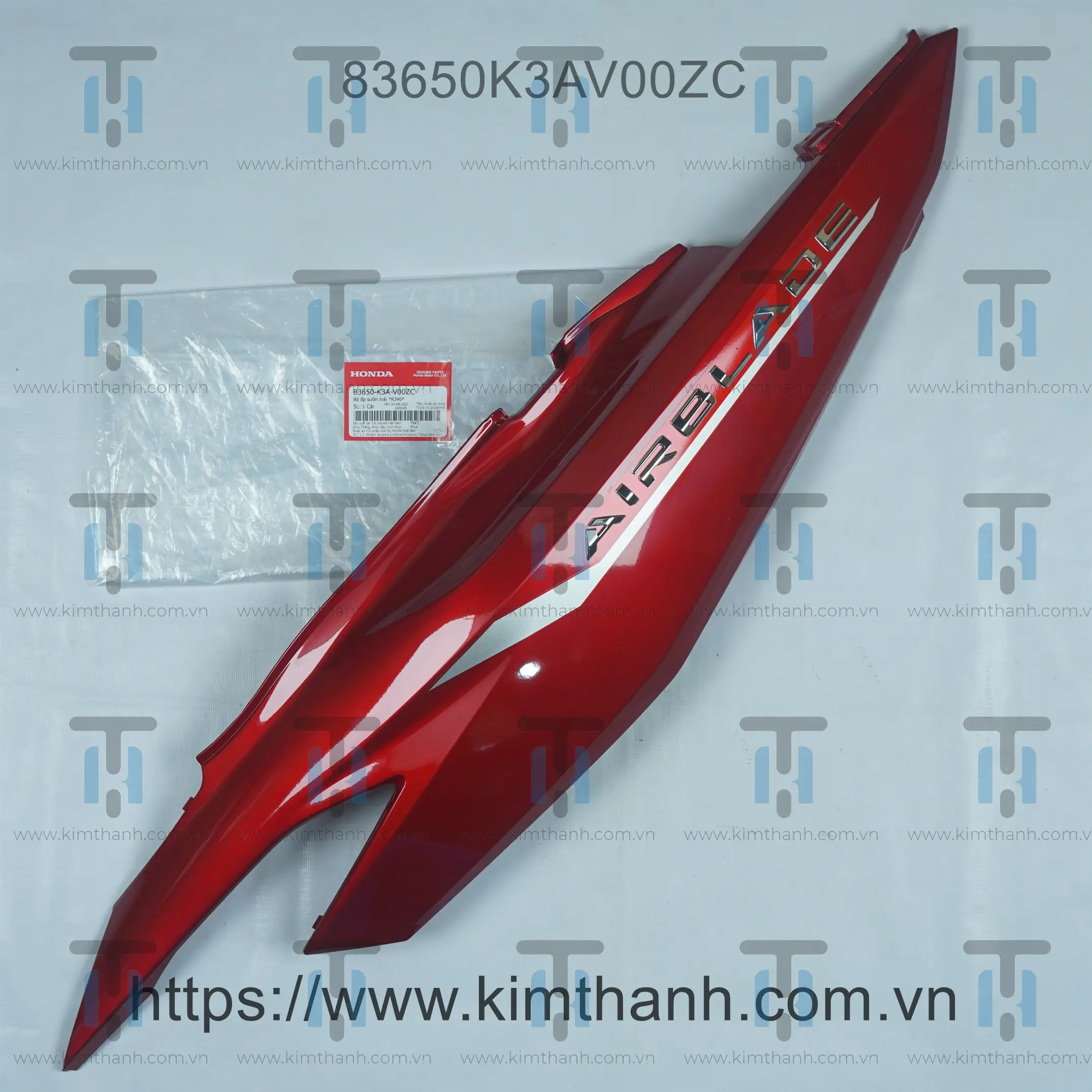 Ốp sườn tươi trái tem xi - 125cc Air Blade 2022 - 2025 đèn LED
