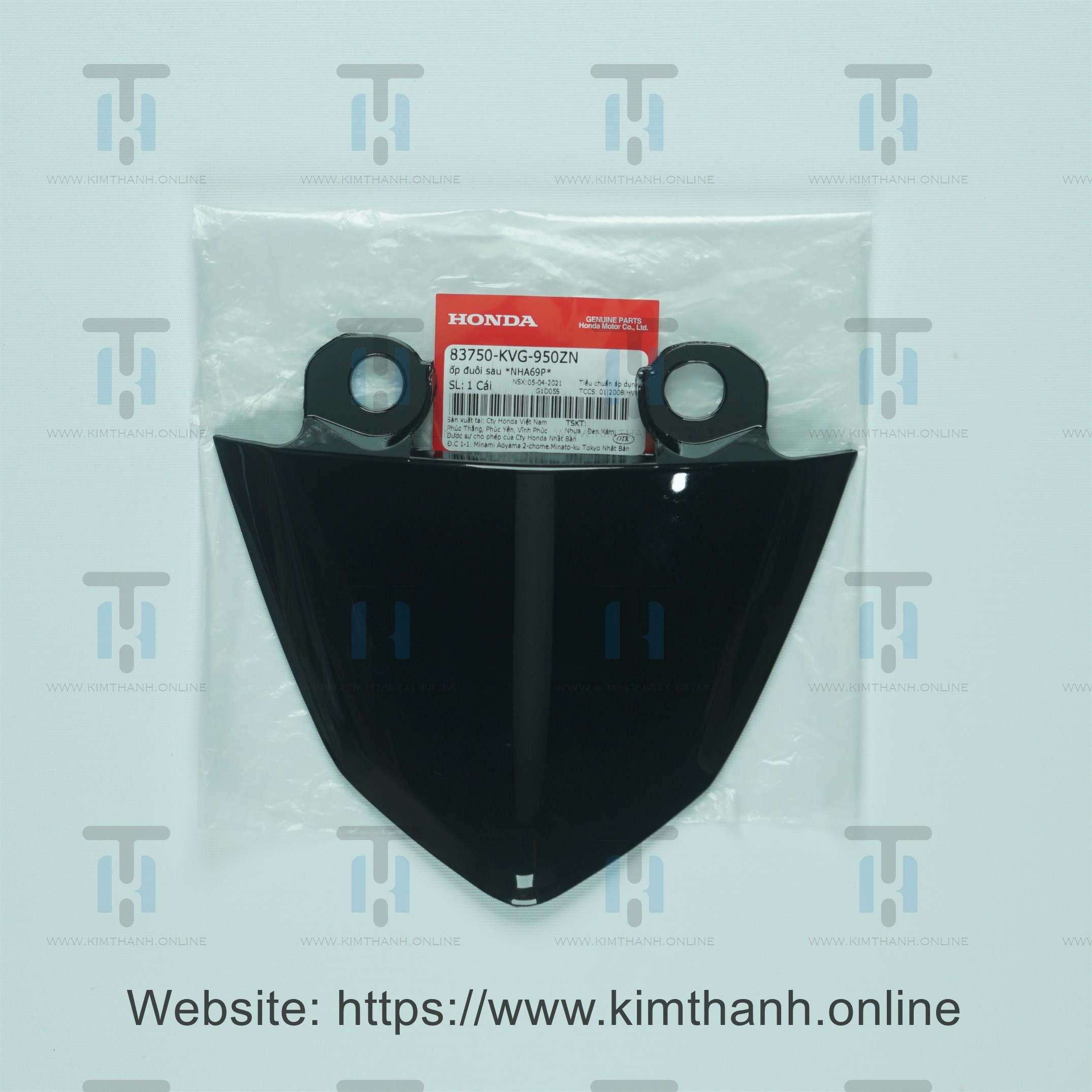 Nối ốp sườn Honda Việt đen - 950 Air Blade đời đầu