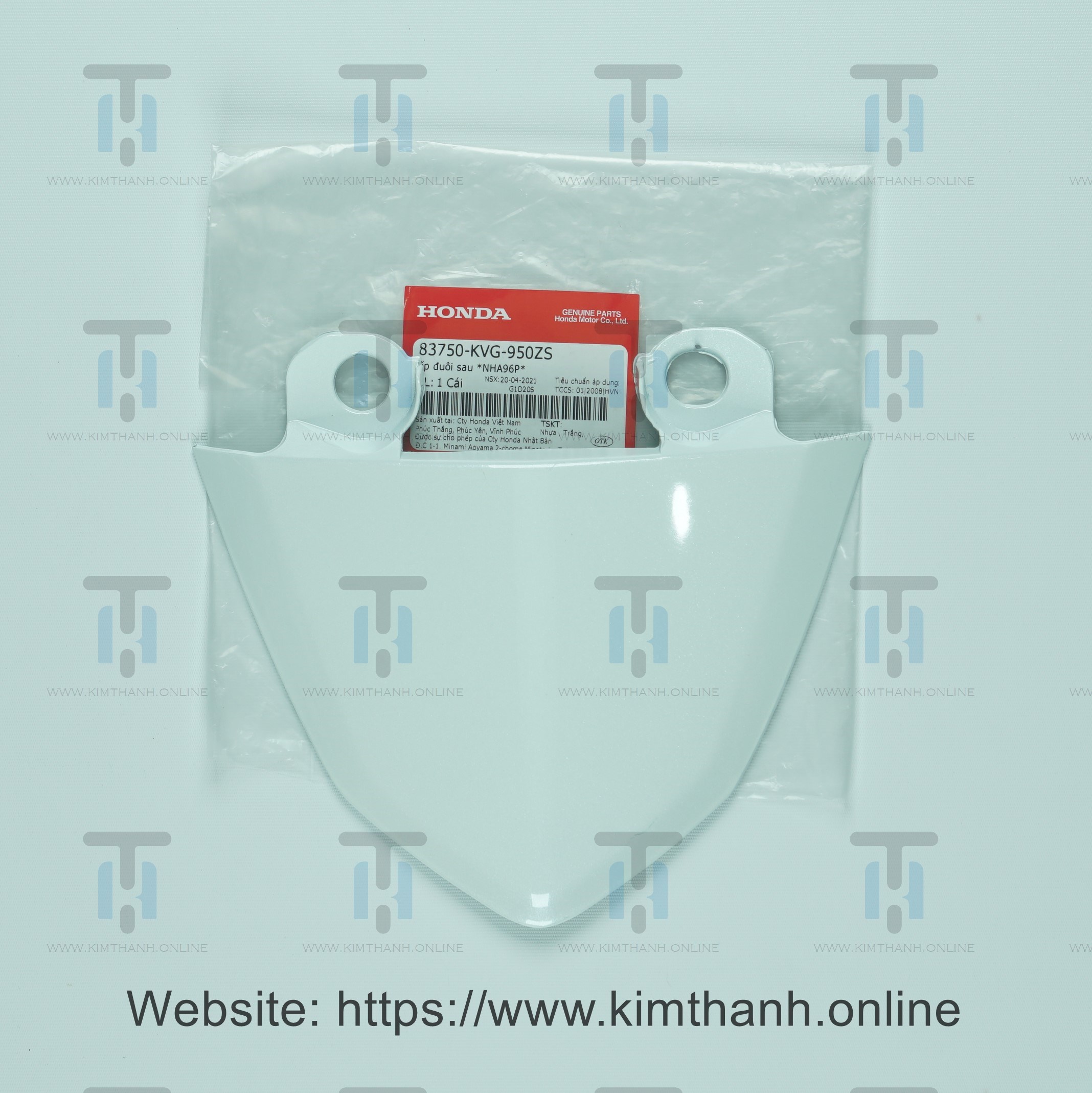 Nối ốp sườn Honda Việt trắng - 950 Air Blade đời đầu