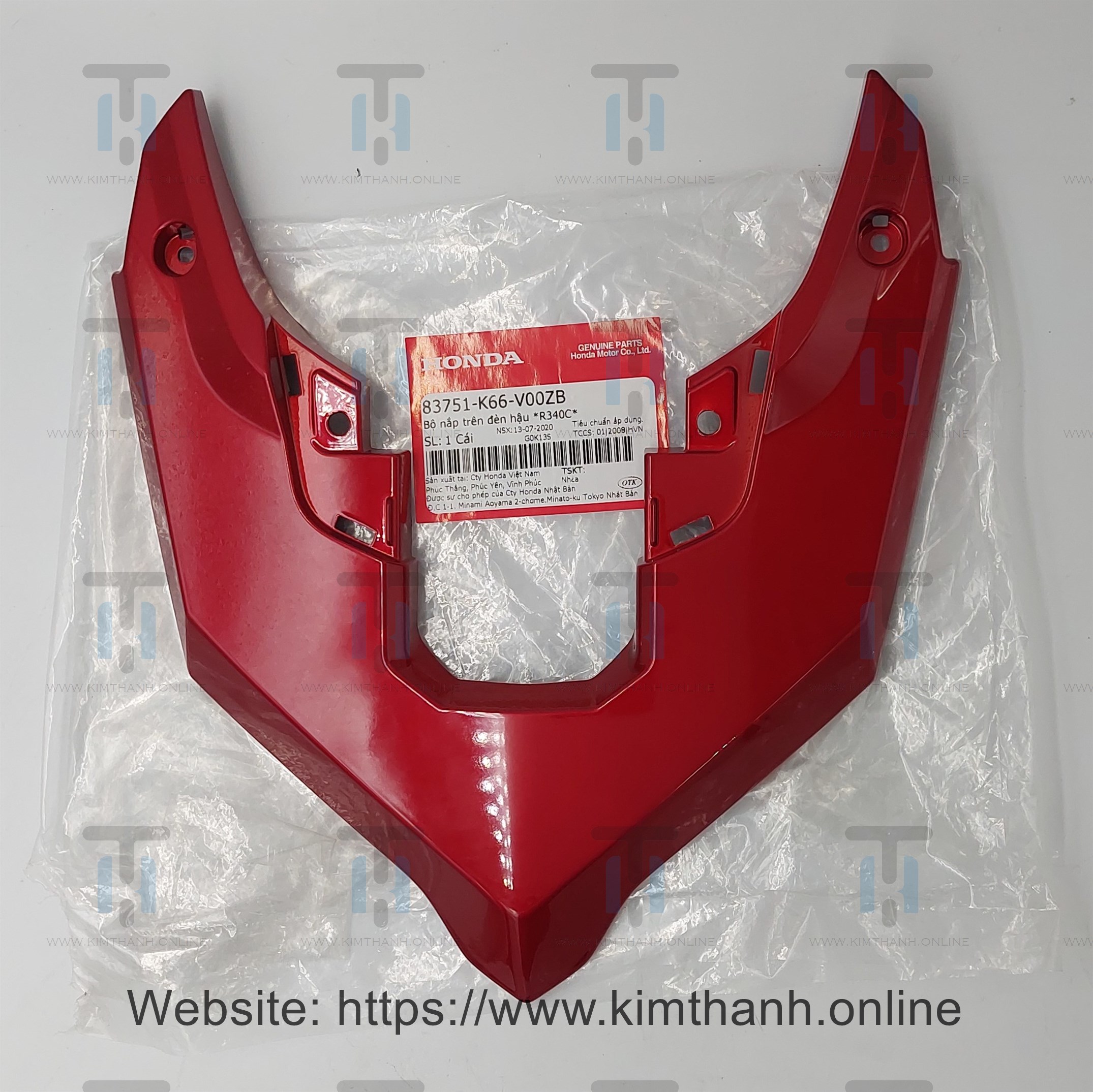 Nắp trên đèn hậu Air Blade 2016 màu đỏ