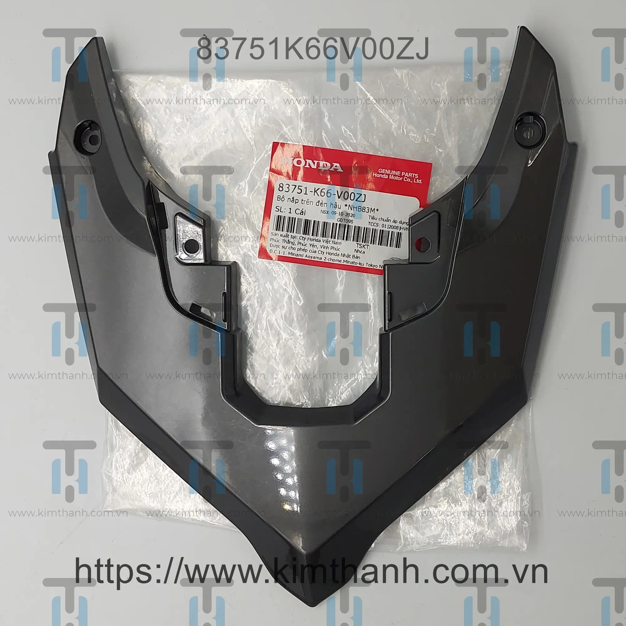 Nối ốp sườn lớn trên xám đậm 3D Air Blade 2016 - 2019 đèn LED