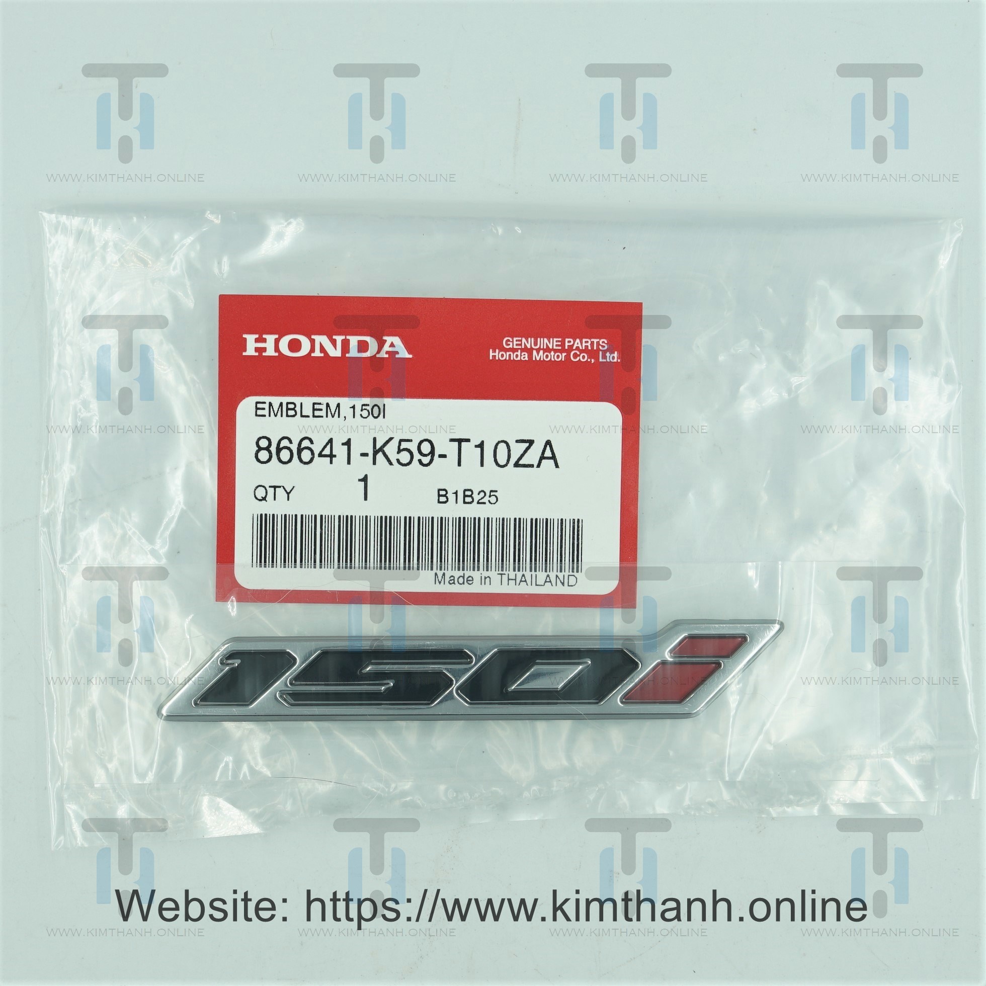 Tem má honda - chữ 150i Click Honda Thái 2018 - 2021