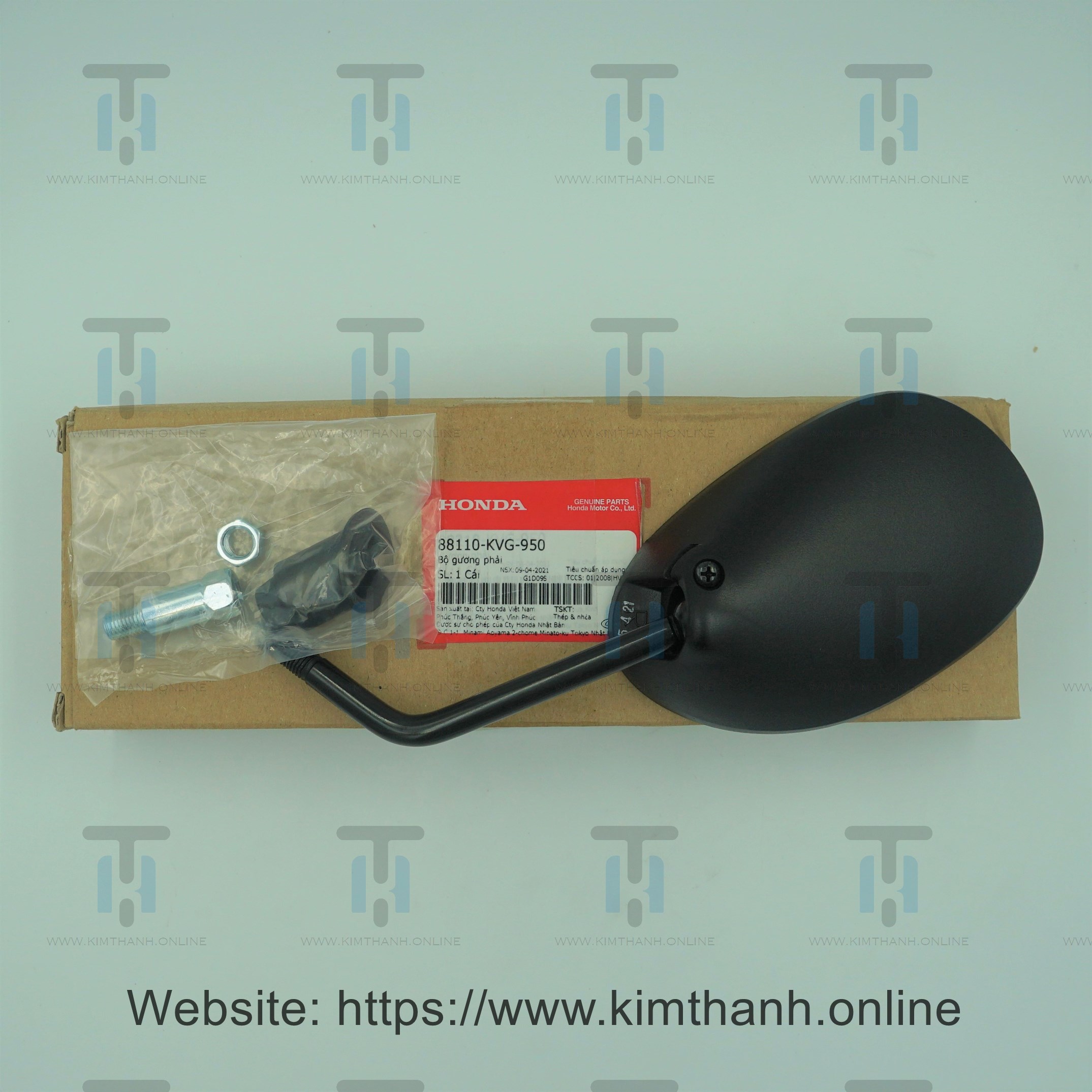Kiếng hậu Honda Việt phải Air Blade đời đầu