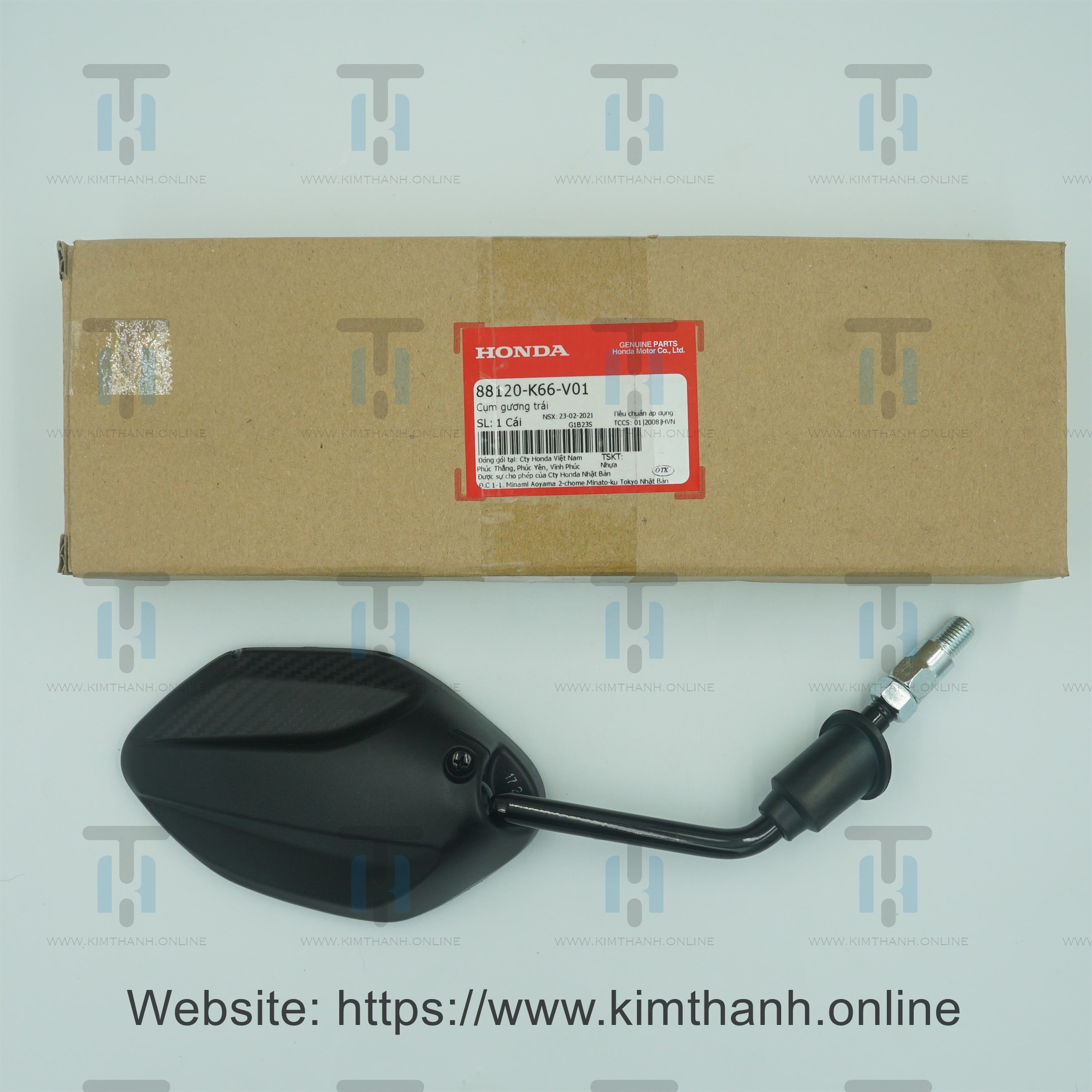Kính chiếu hậu bên trái xe Air Blade 2016 có chân kính