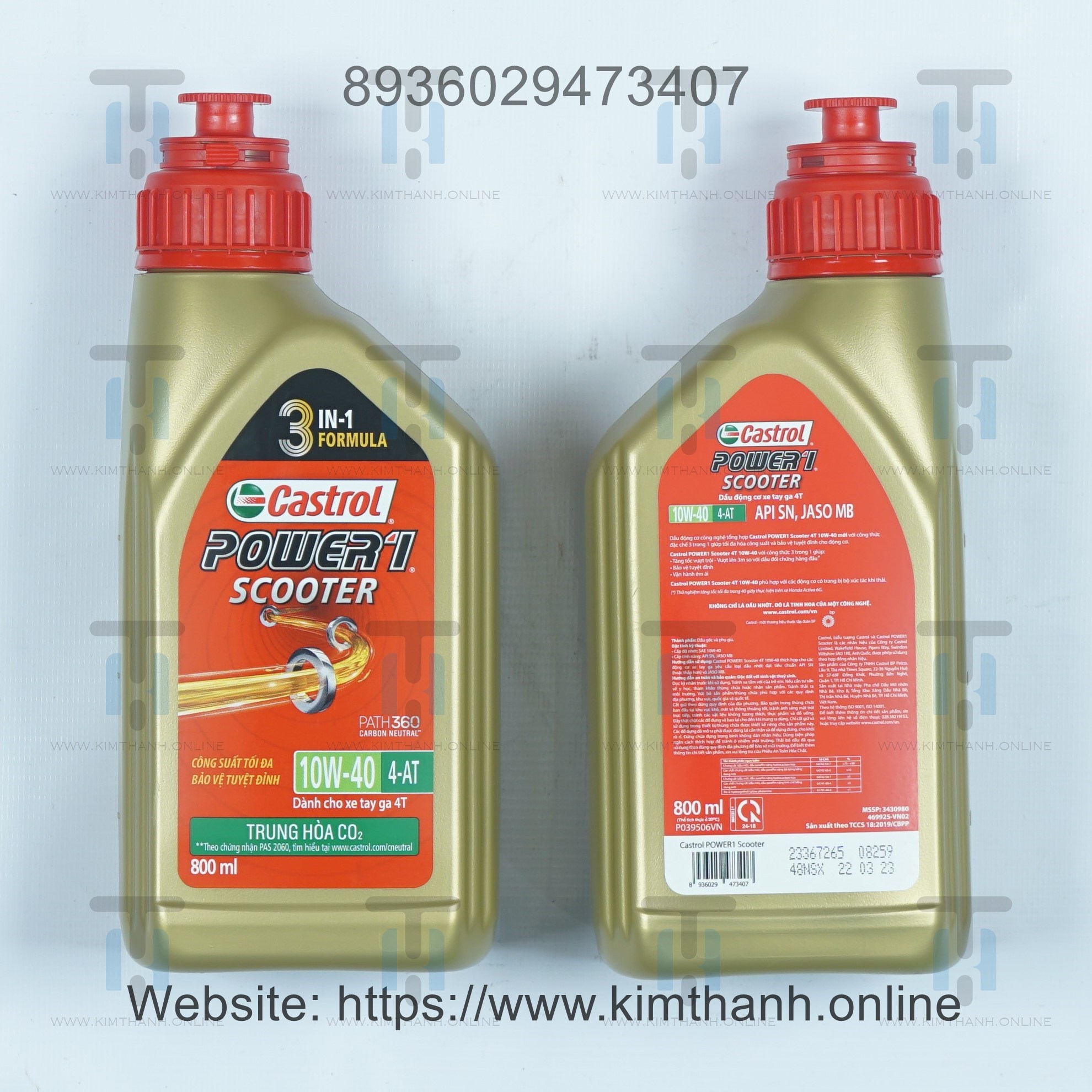 Nhớt Power tay ga 0.8L Castrol