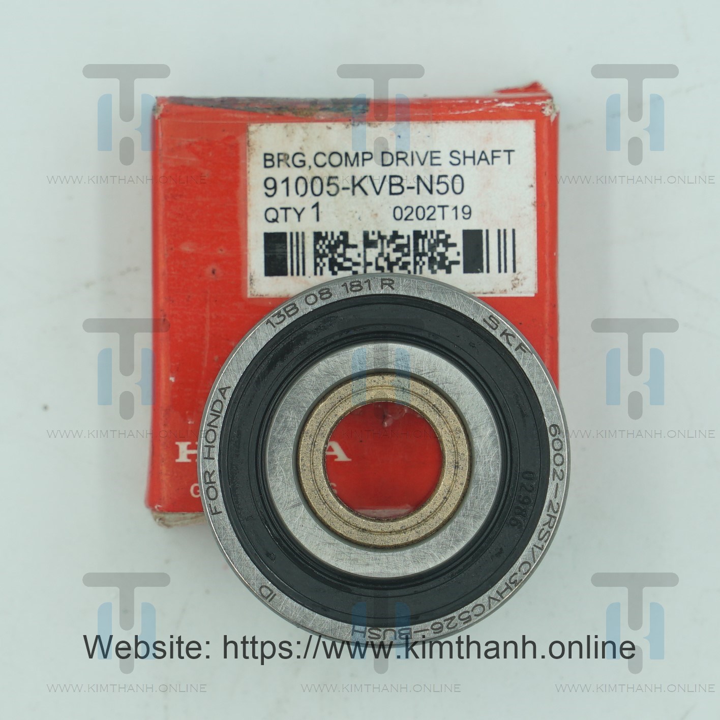 Bạc đạn nắp nồi + bạc thau 6002 Indo Air Blade đời đầu