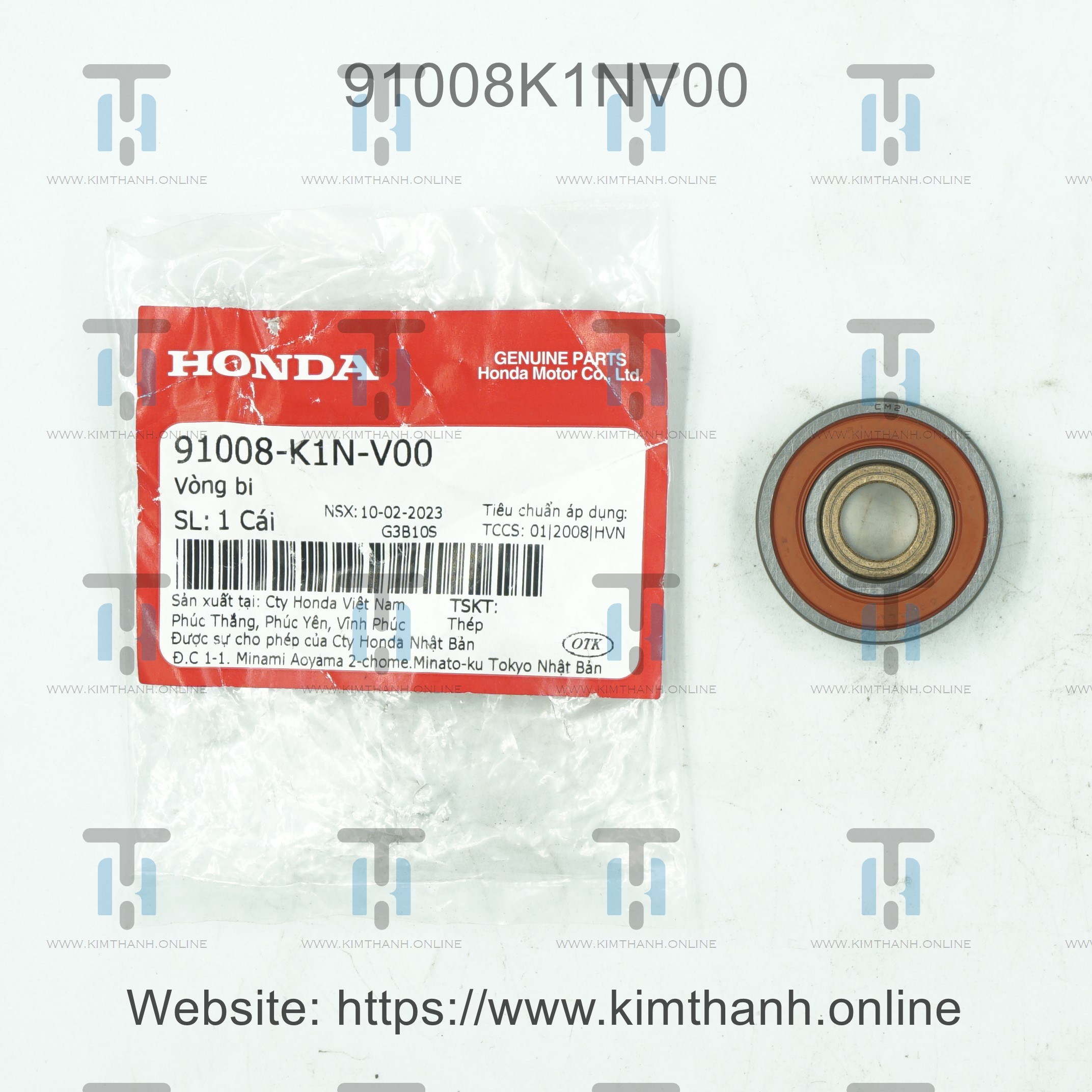 Bạc đạn nắp nồi - 6002 Air Blade đời đầu