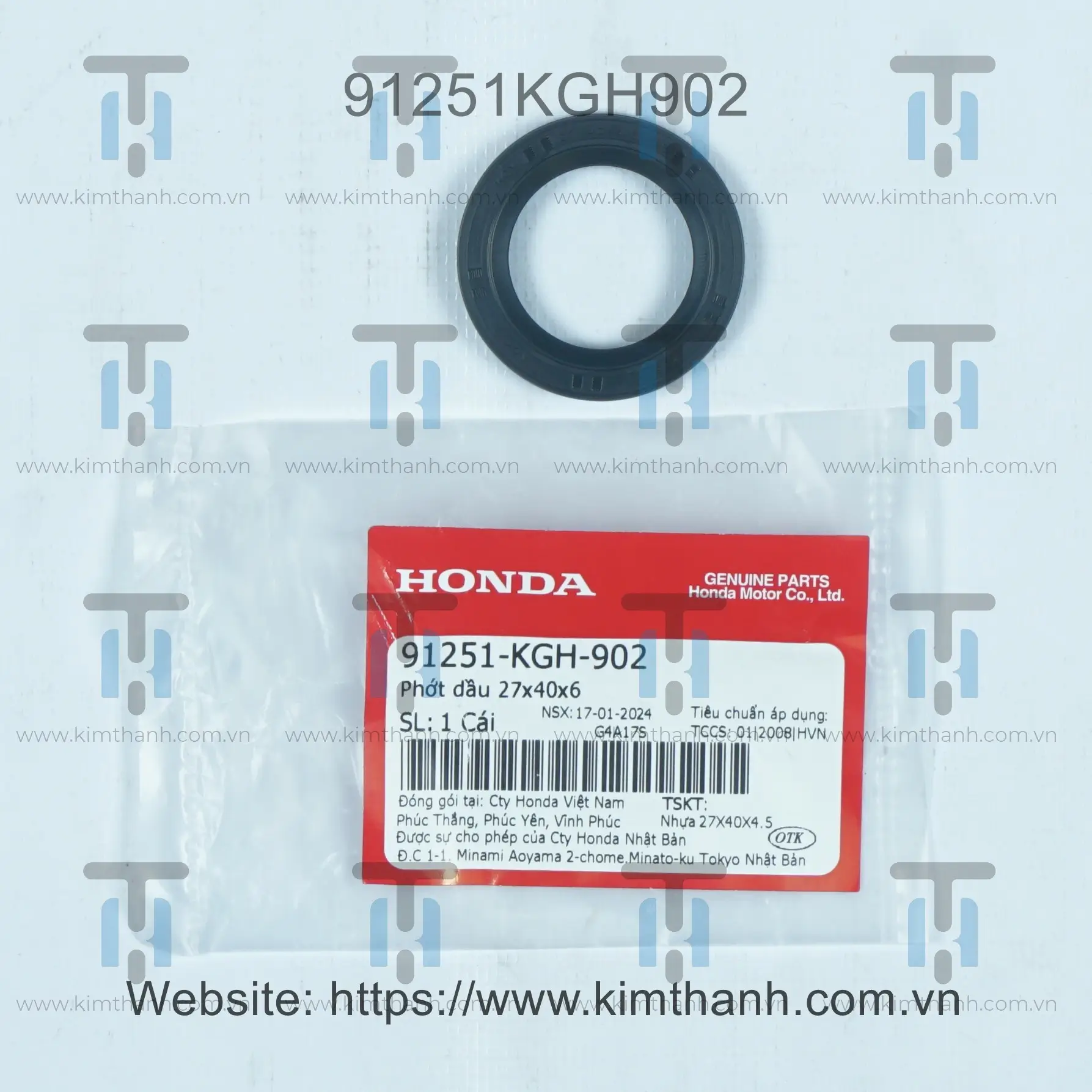 Phốt cùi dĩa 27x40x6 Wave Blade 2014