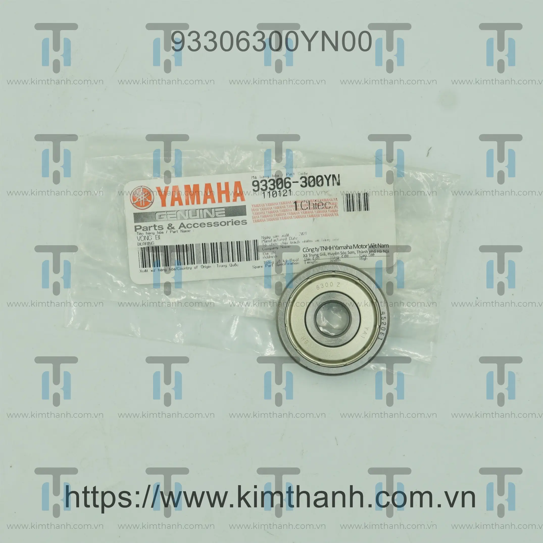 Bạc đạn đùm trước 6300 Janus 2016