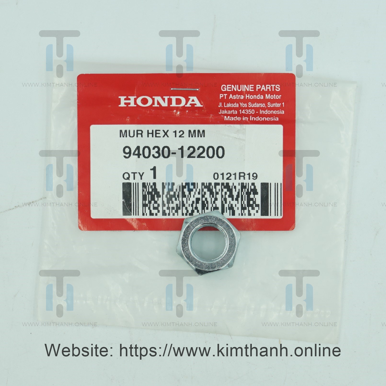 Tán nồi sau 12mm Honda Indo Air Blade đời đầu