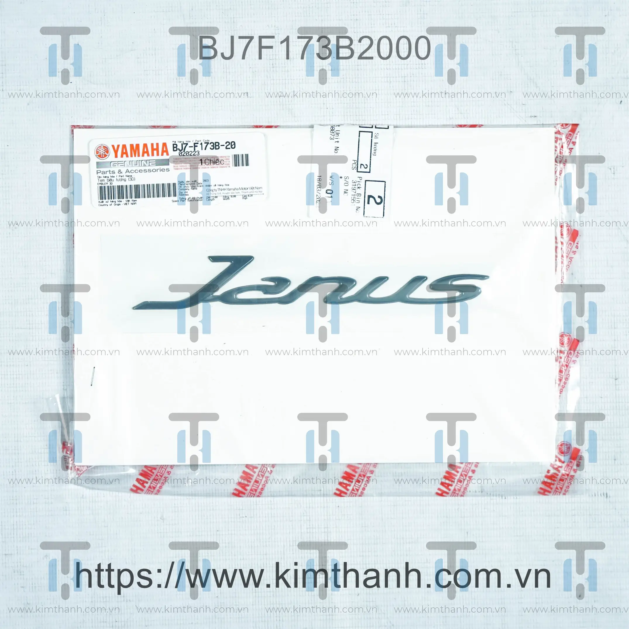 Tem ốp sườn nổi đen Janus 2016