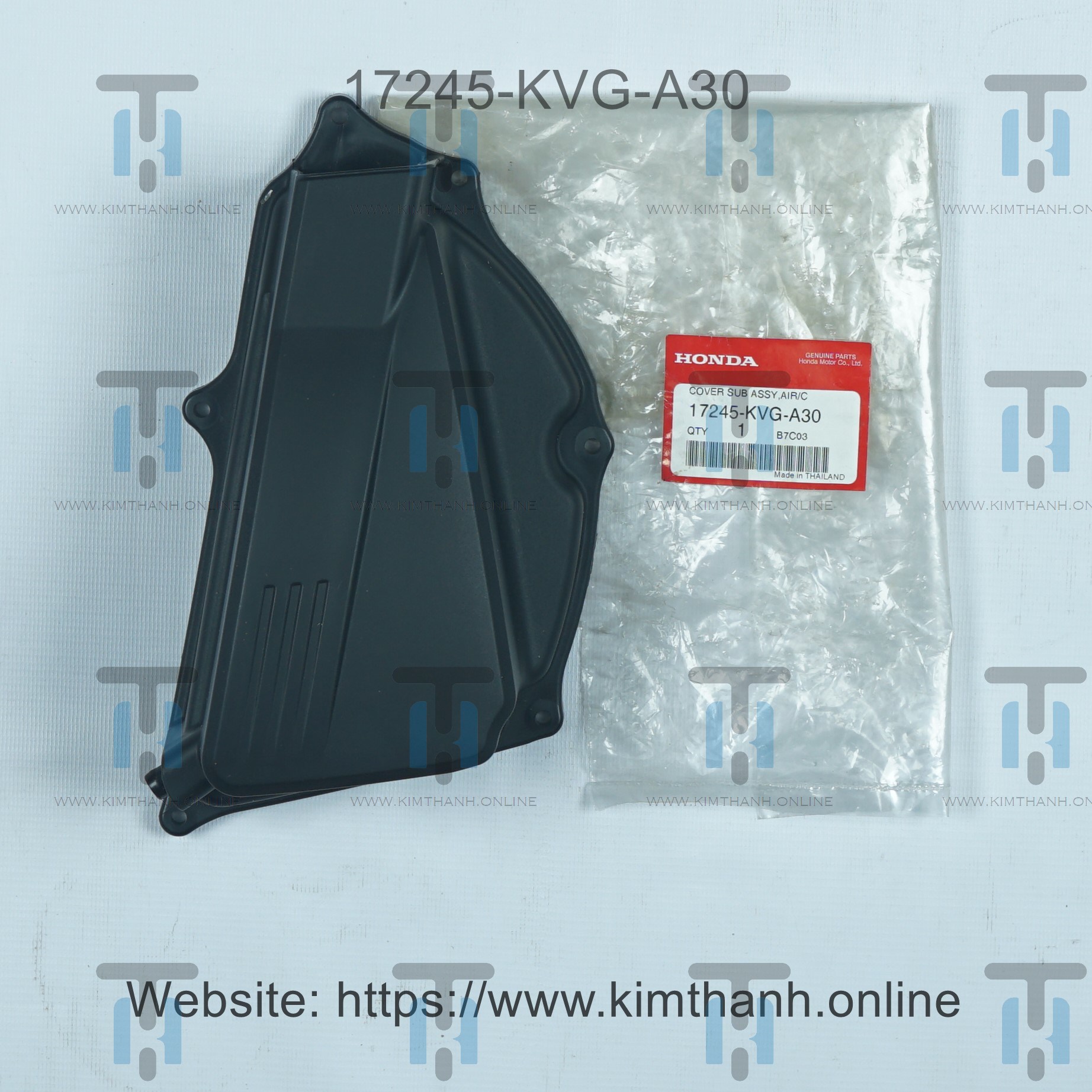 Nắp pô E nhỏ Fi Honda Thái Air Blade đời đầu