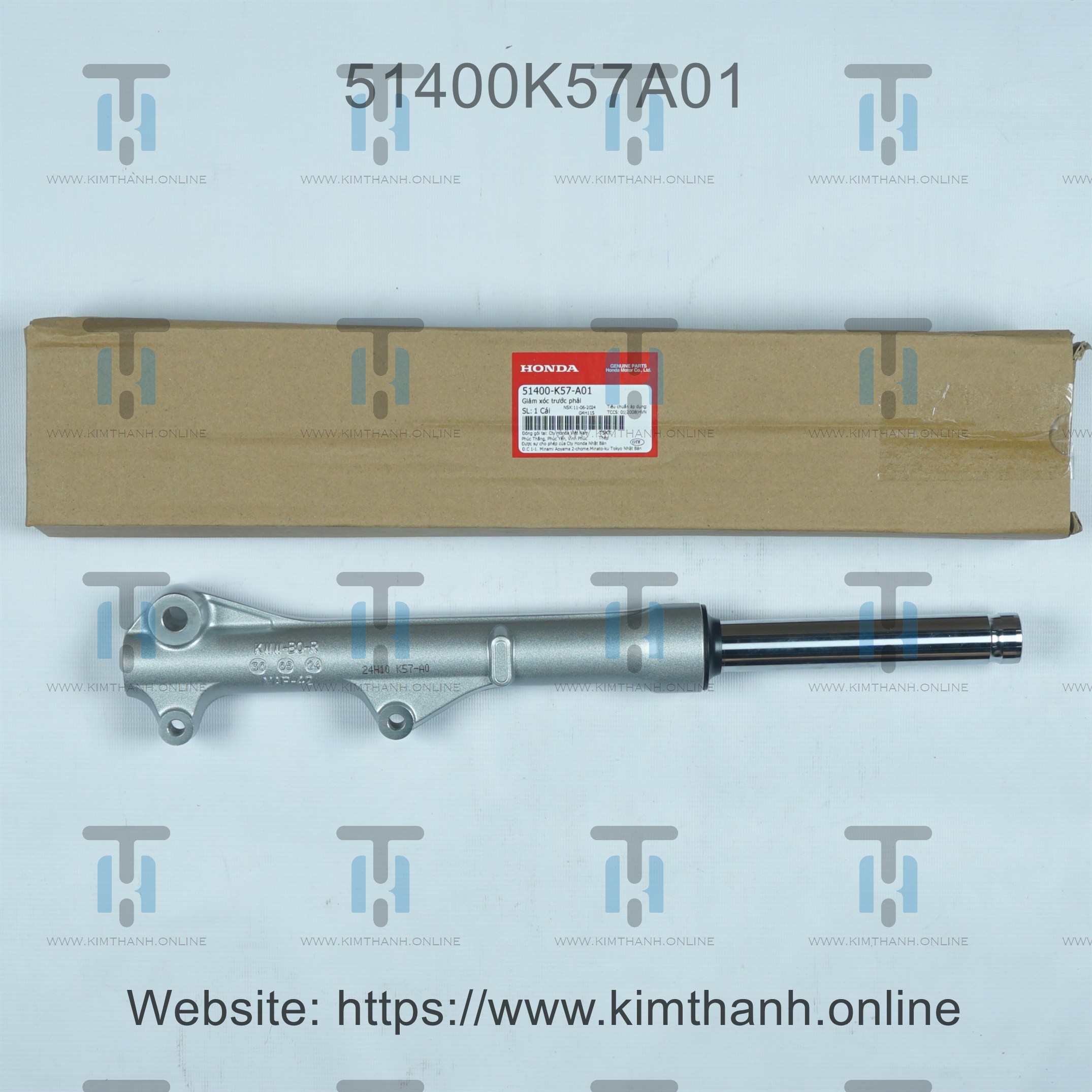 Phuộc trước phải bạc đĩa Wave Blade 2017