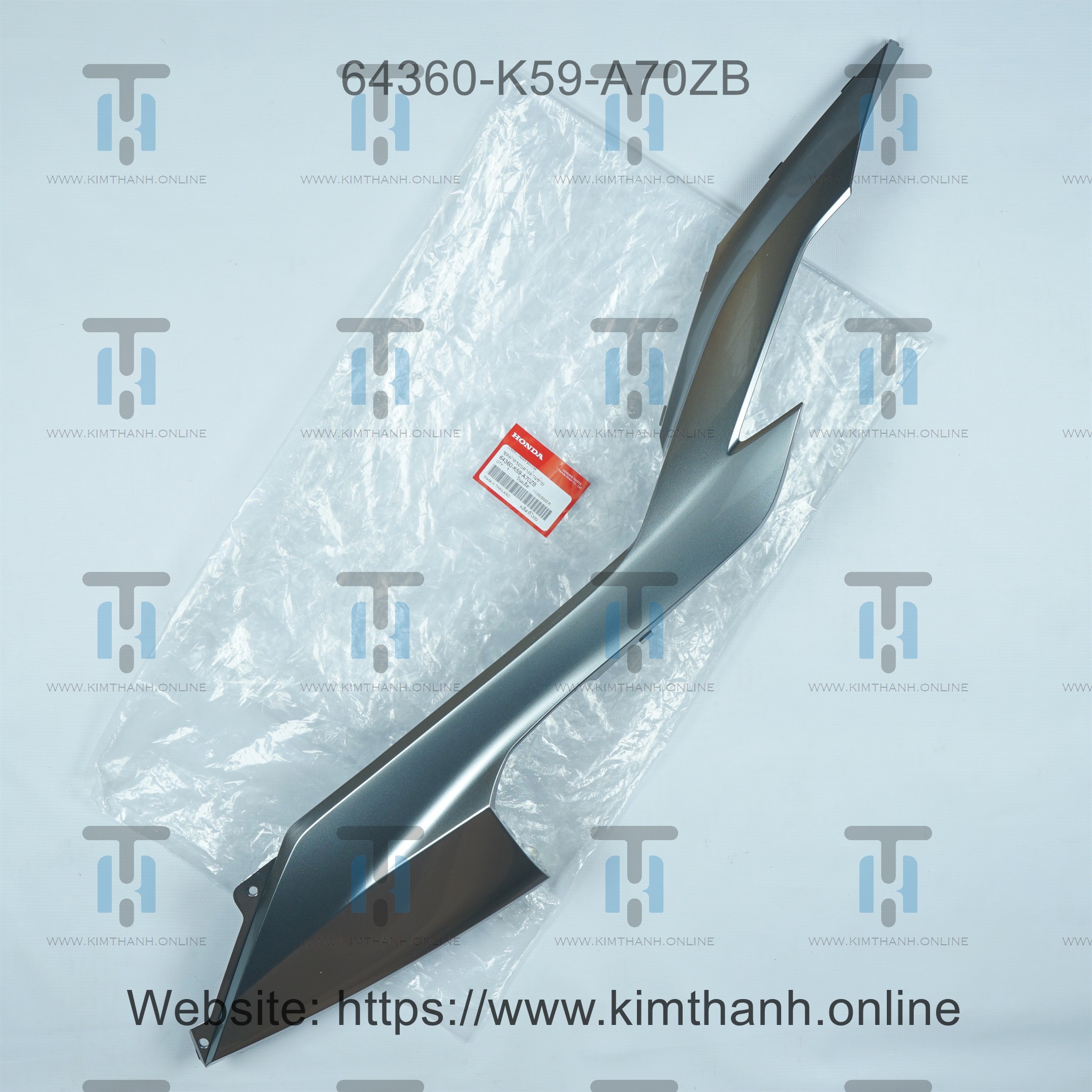 Nẹp chống 150 xám trái Click Honda Thái 2018 - 2021