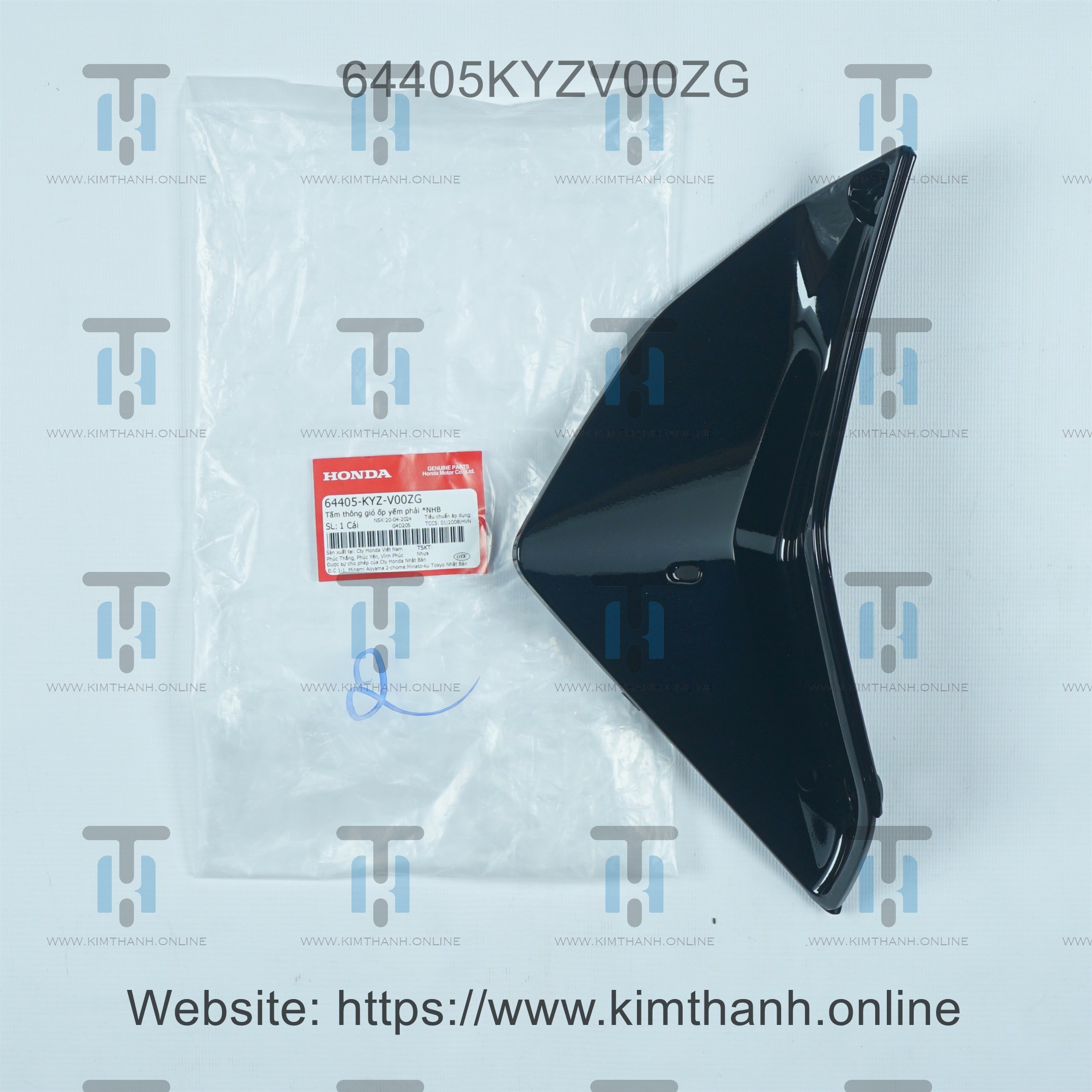 Thông gió đen bóng phải Future 125cc 2013