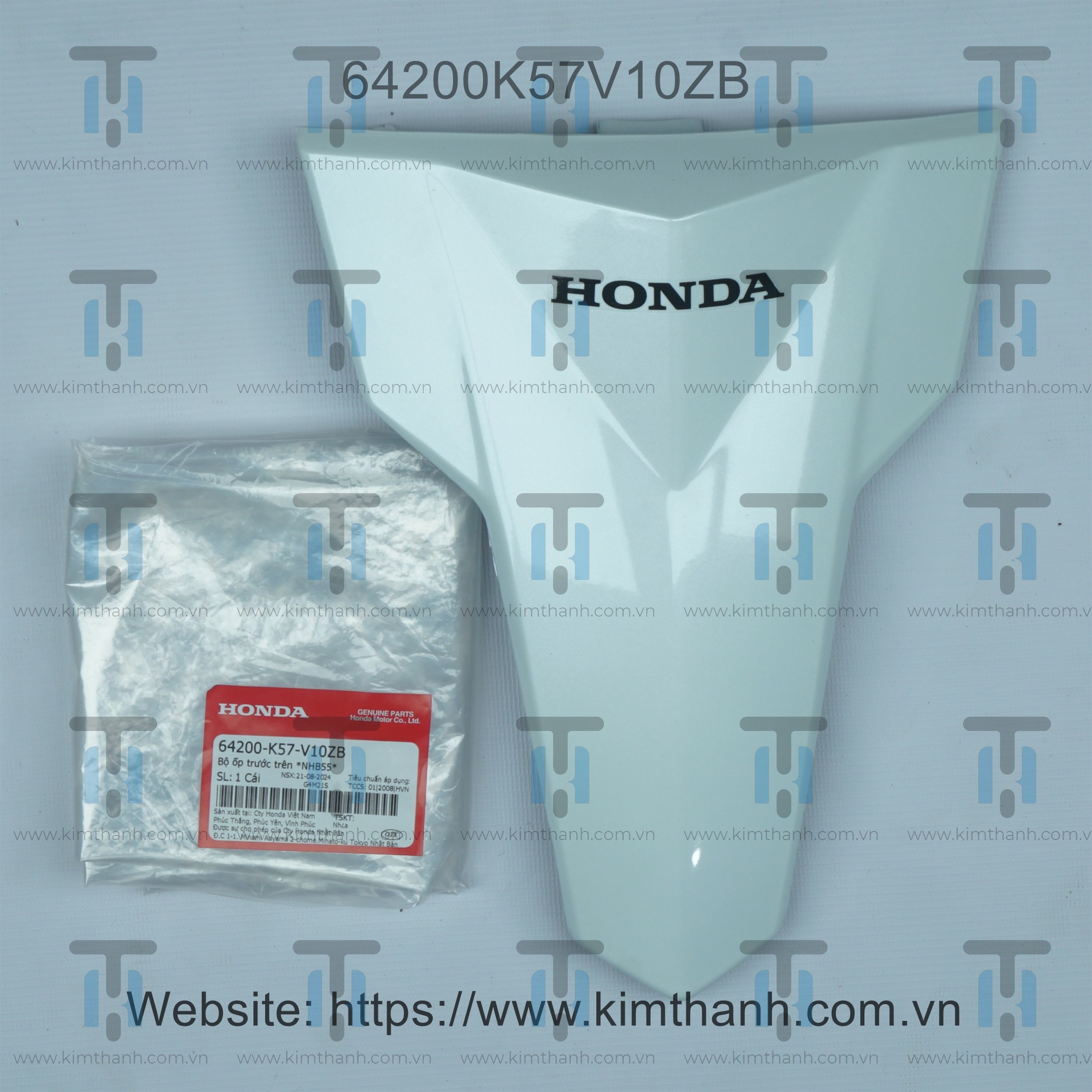 Mặt nạ trắng tem honda Wave Blade 2014