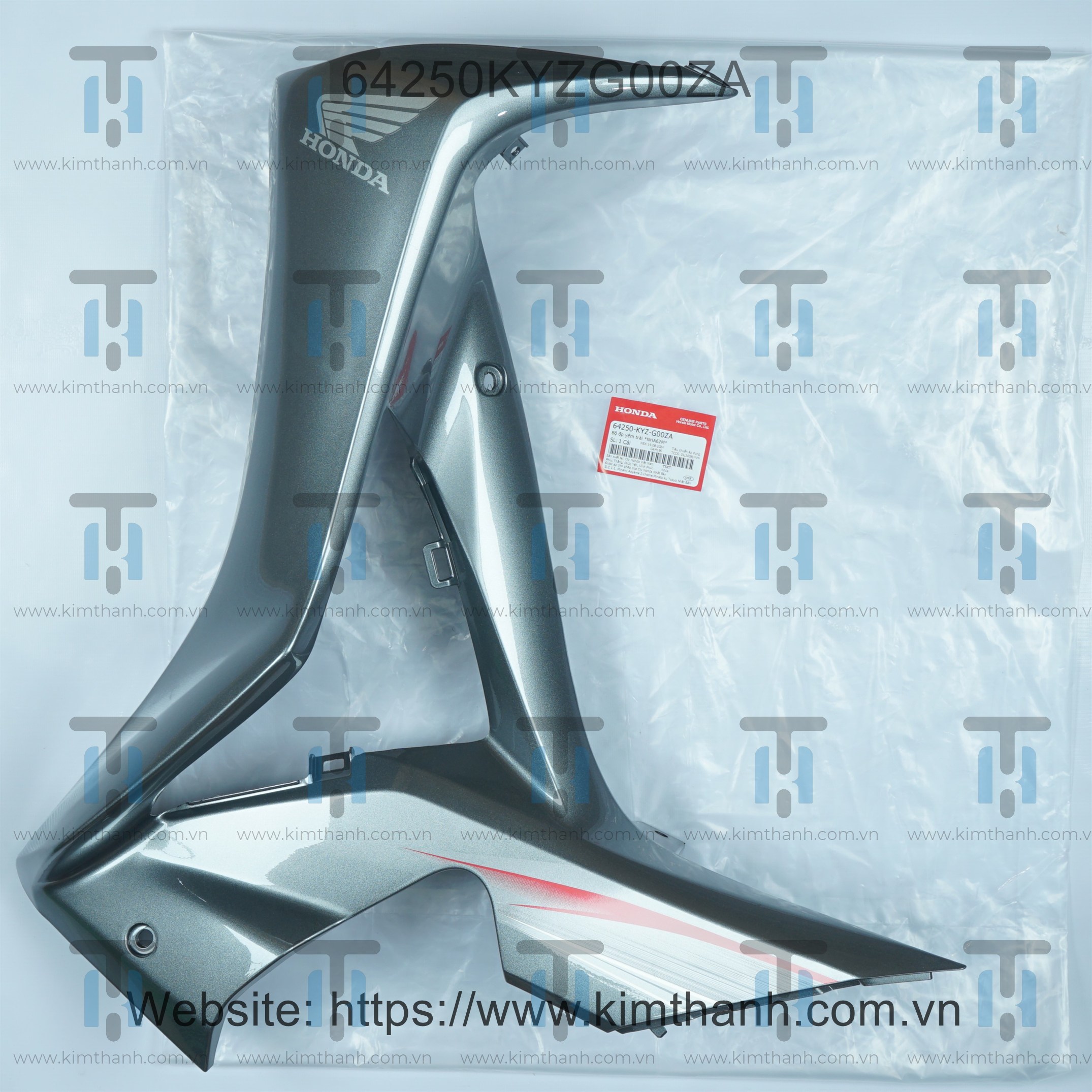 Bững xám lợt trái tem xám đỏ Future 125cc 2015