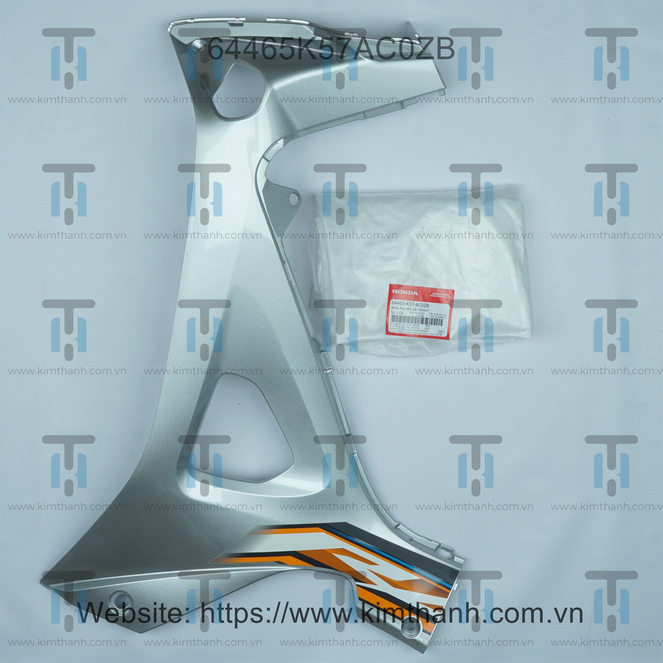 Bững trong đen mờ trái tem cam xám 2021 Wave Blade 2017