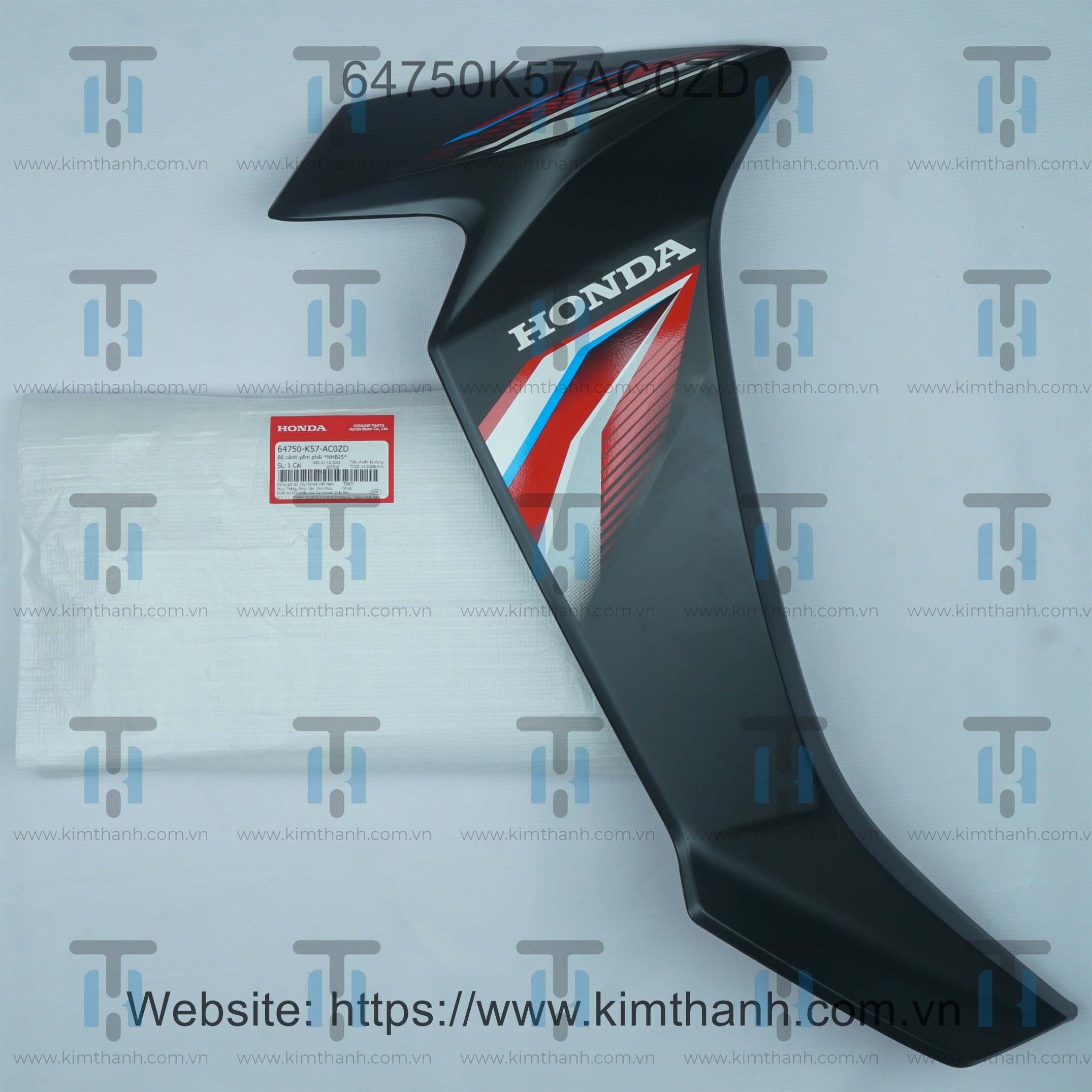 Bững ngoài đen mờ phải tem tươi xám 2021 Wave Blade 2017