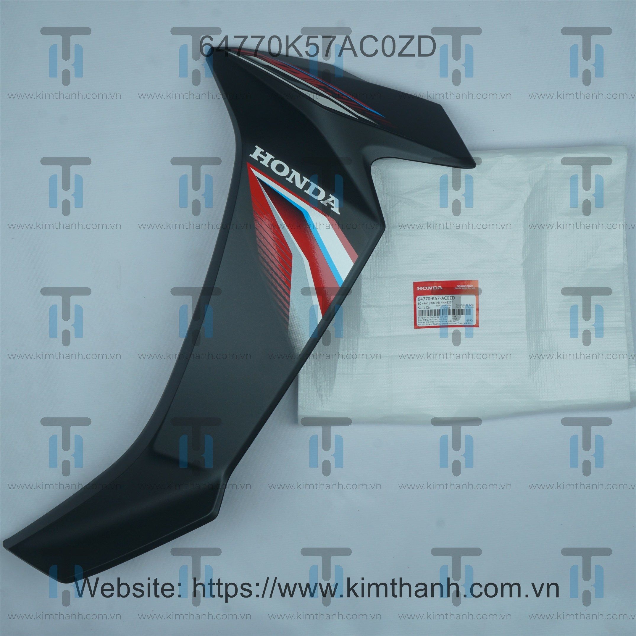 Bững ngoài đen mờ trái tem tươi xám 2021 Wave Blade 2017