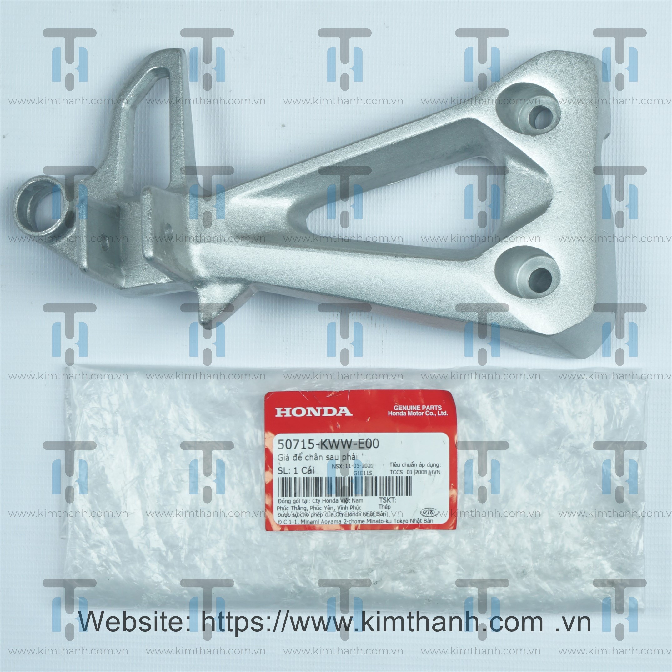 Gác chân nhôm phải Wave S/RS 110cc