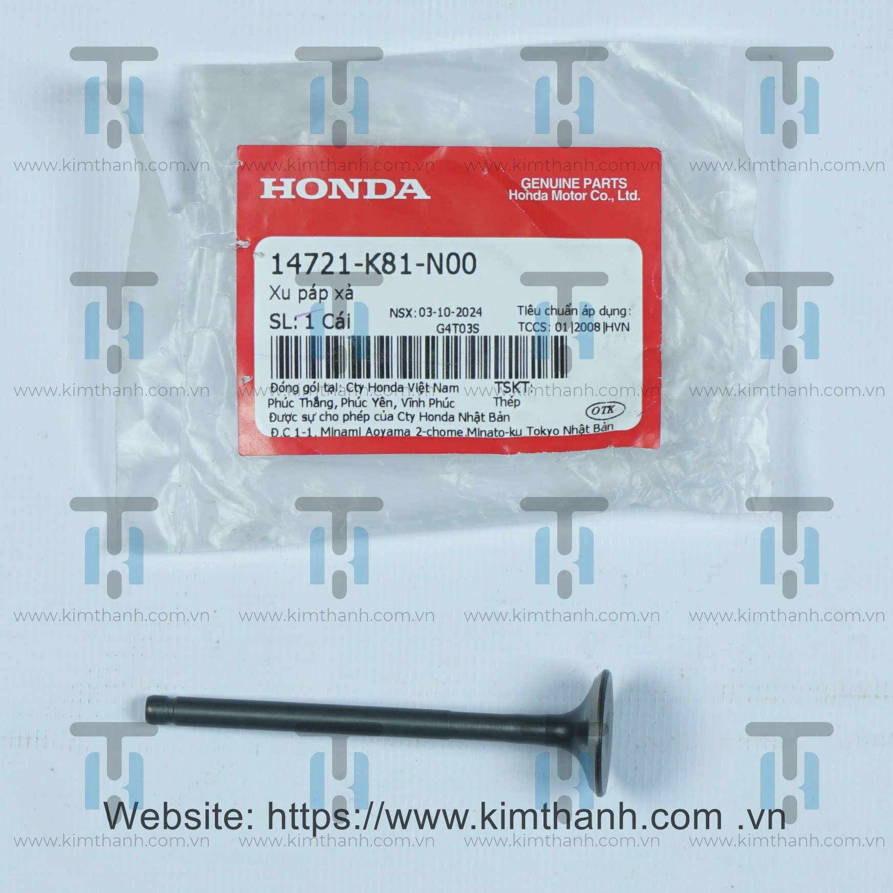 Xupap xả Wave Blade 2017