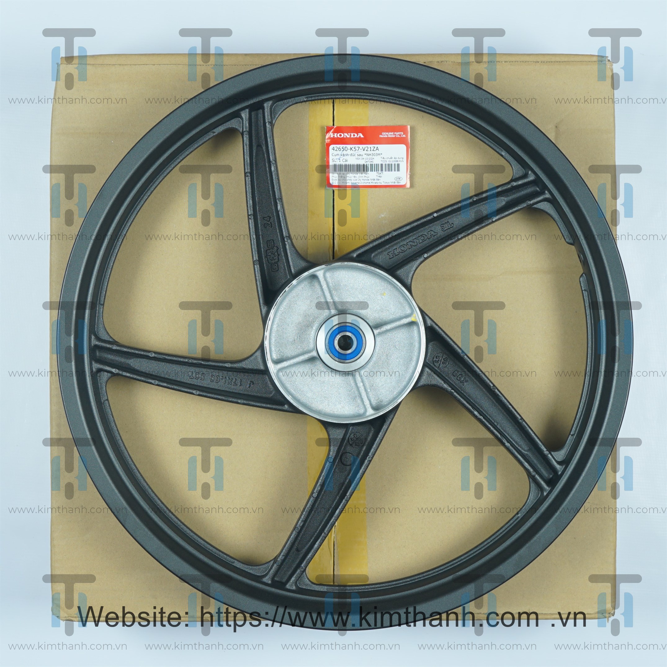 Mâm sau đen Wave Blade 2014