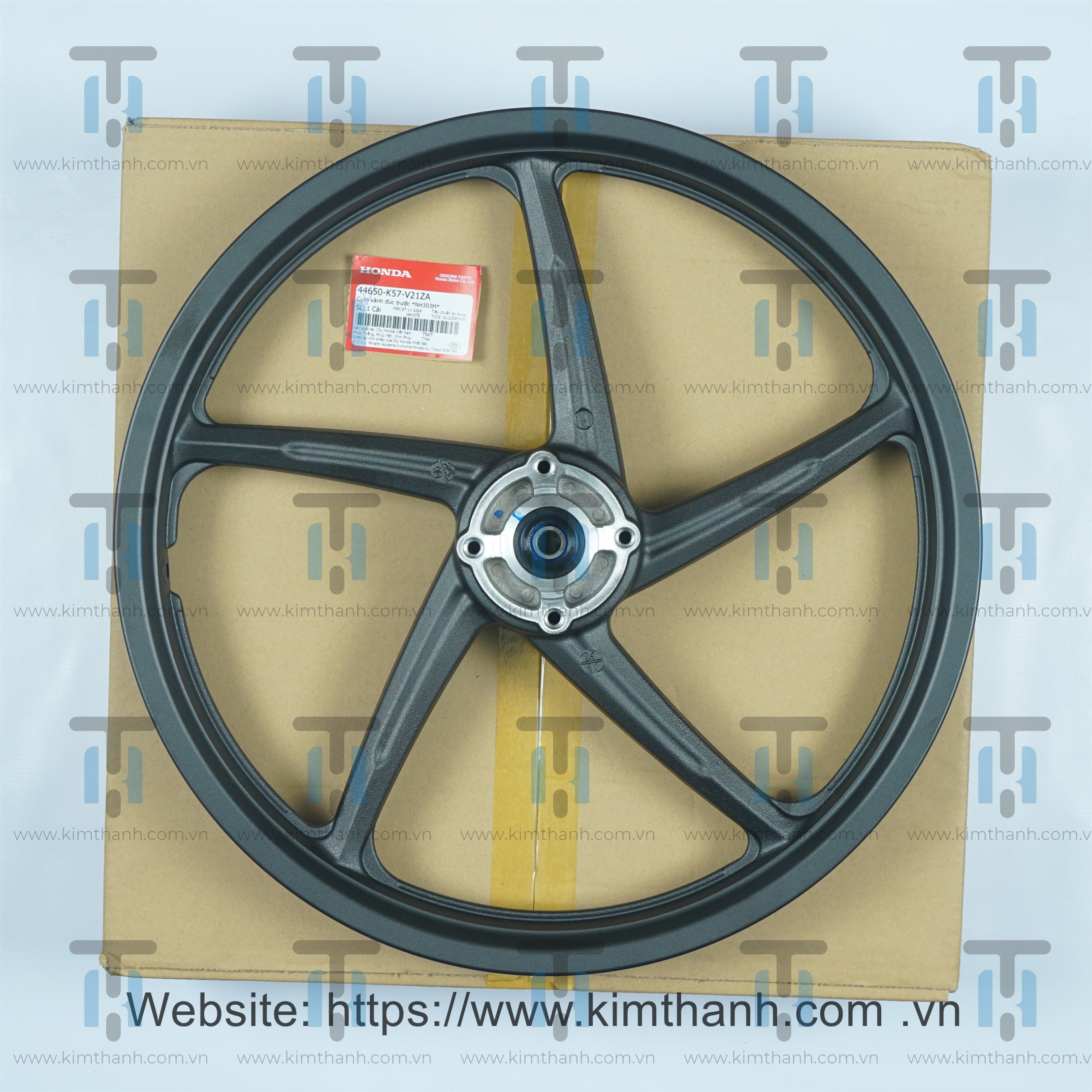 Mâm trước đen Wave Blade 2014