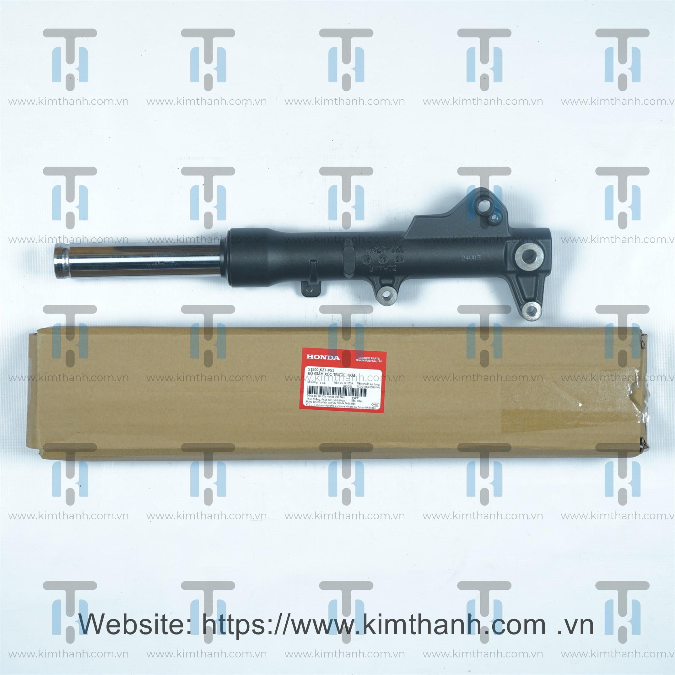 Phuộc trước đen mờ trái ABS Lead 2025