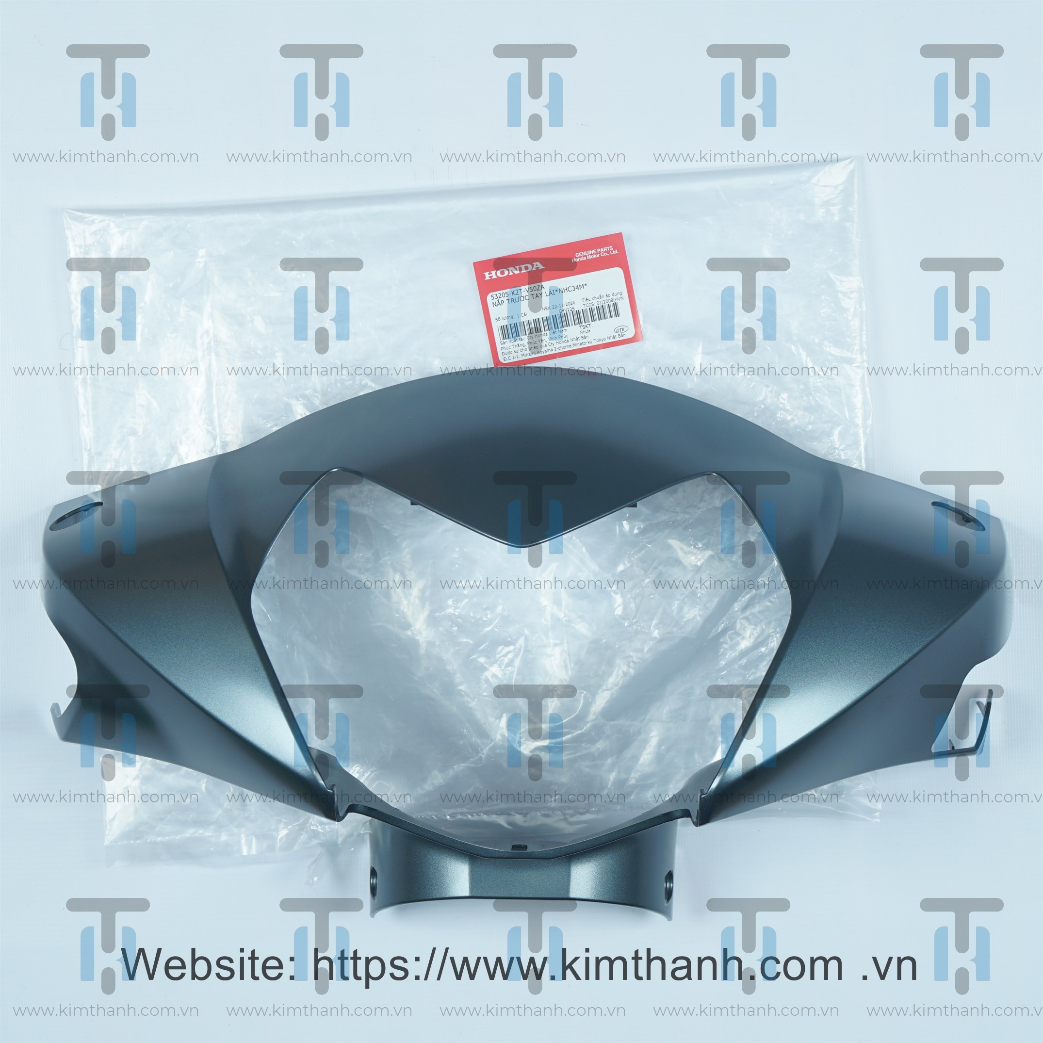 Ốp tay lái trước lục mờ Lead 2025