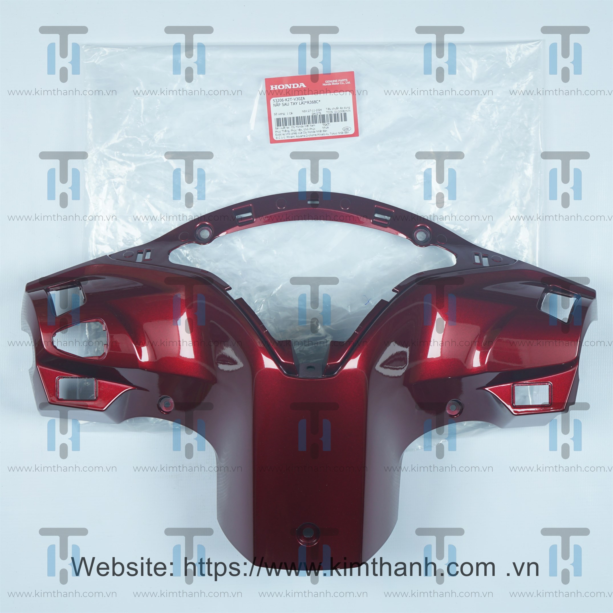 Ốp tay lái sau cổ tươi Lead 2025