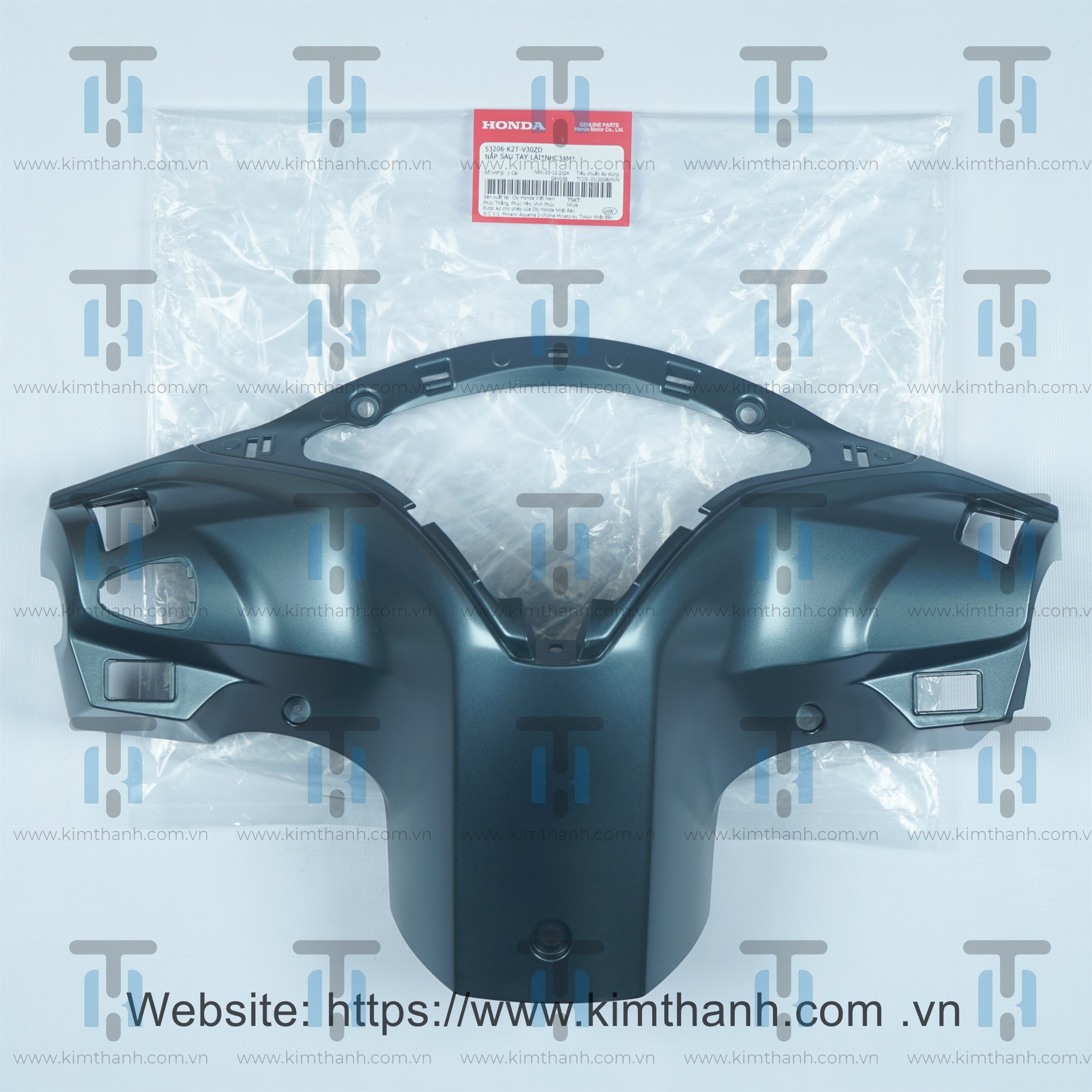 Ốp tay lái sau cổ lục mờ Lead 2025