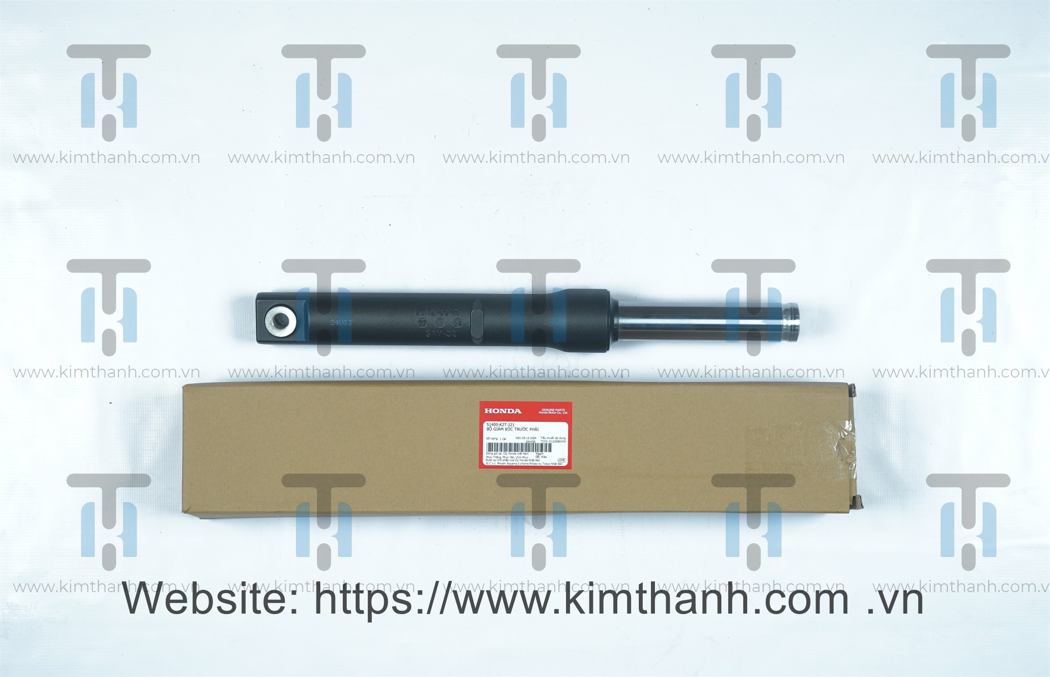 Phuộc trước đen mờ phải ABS Lead 2025