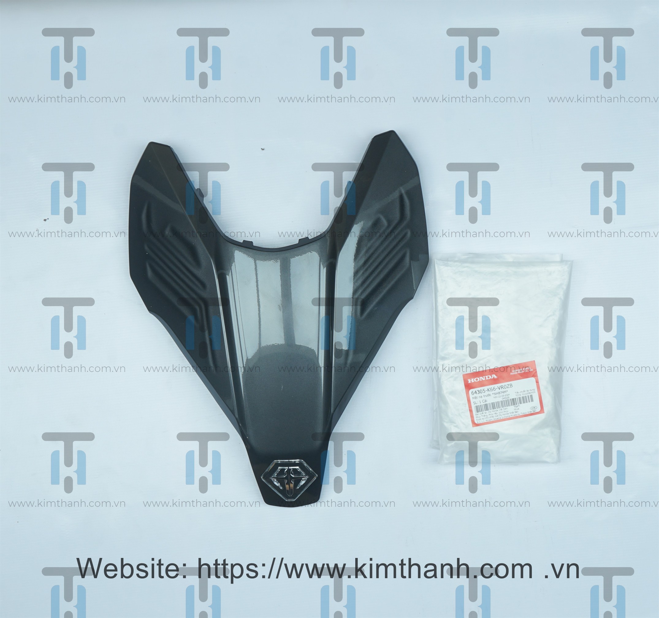 Mặt nạ nhỏ xám đậm 3D Air Blade 2016 - 2019 đèn LED