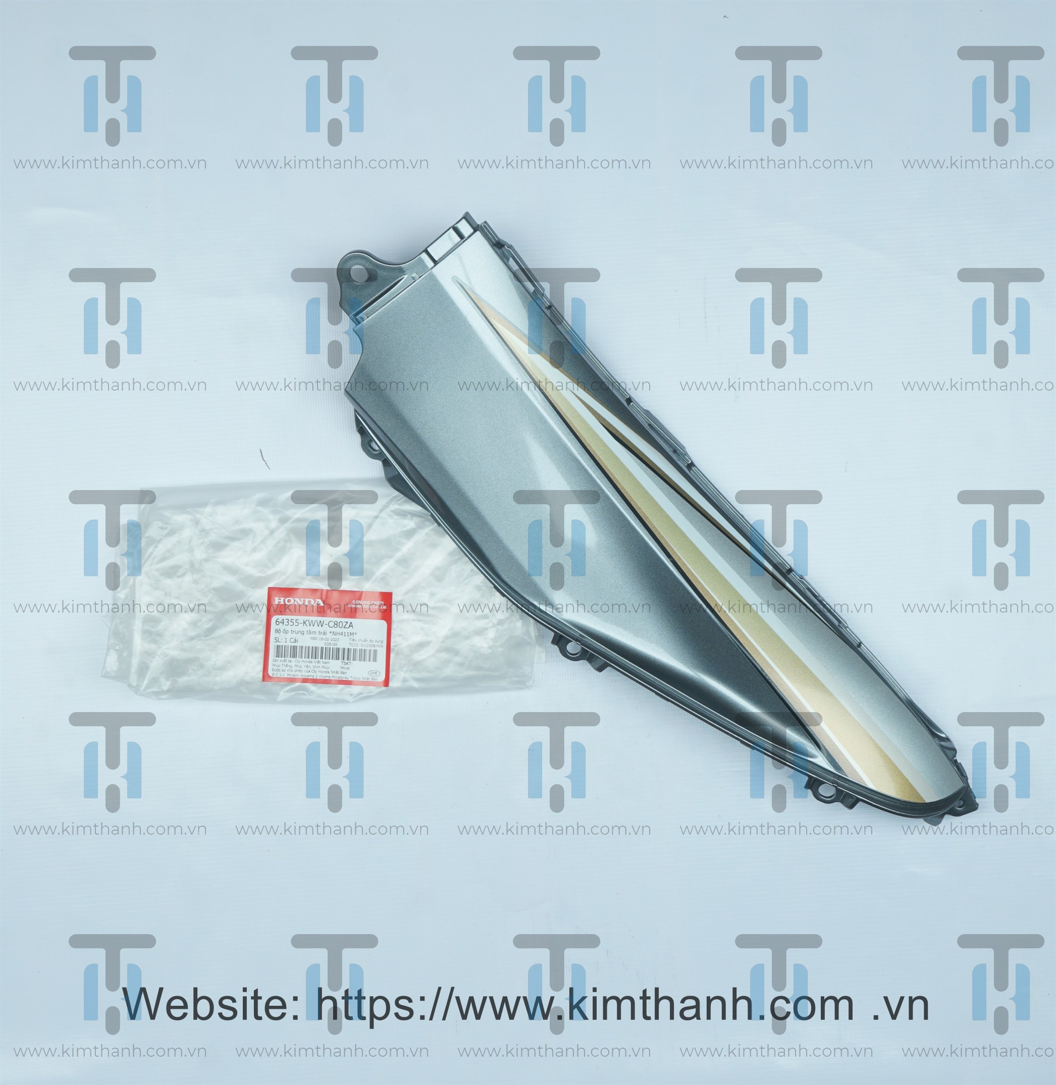 Cốp bình xám trái tem bạc 2010 Wave S/RS 110cc